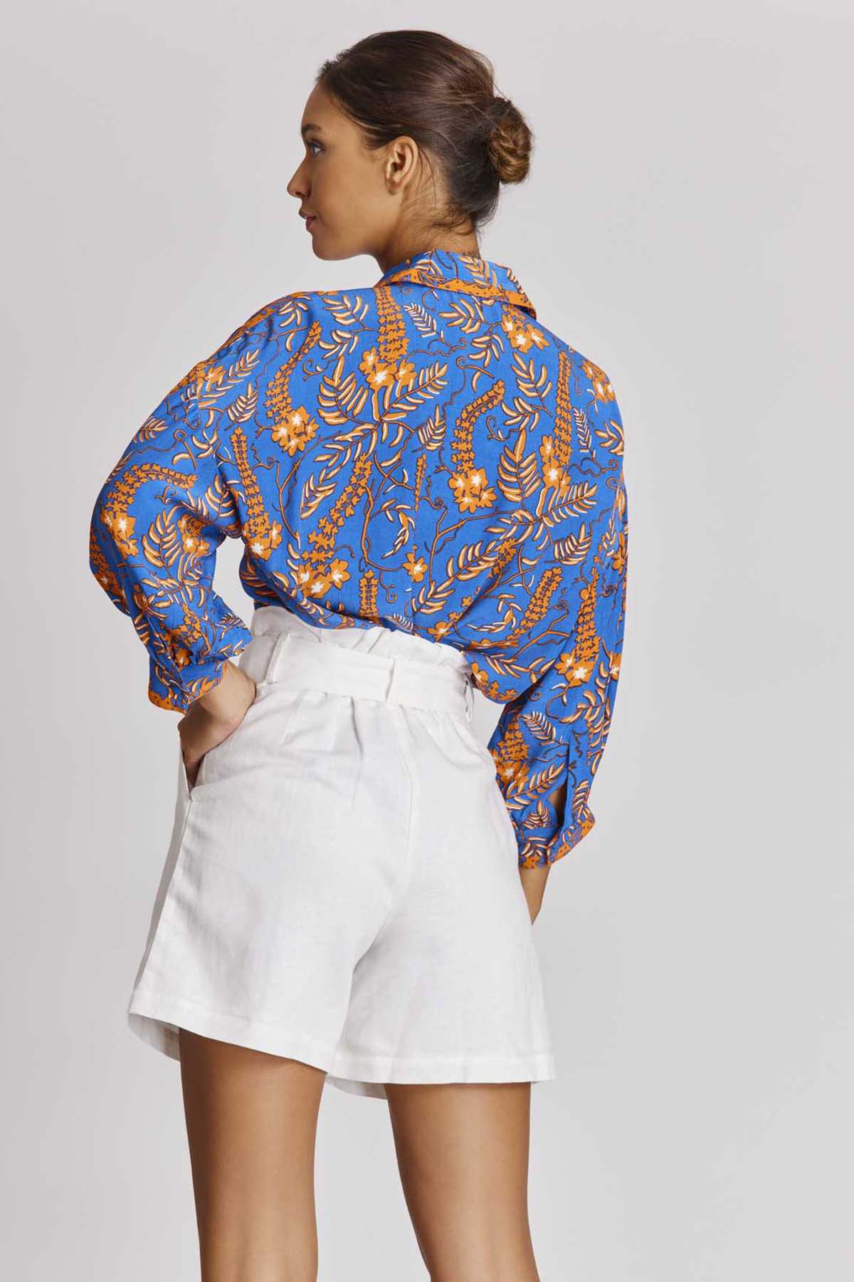 Rene Derhy Dame Desenli Gömlek-Libas Trendy Fashion Store