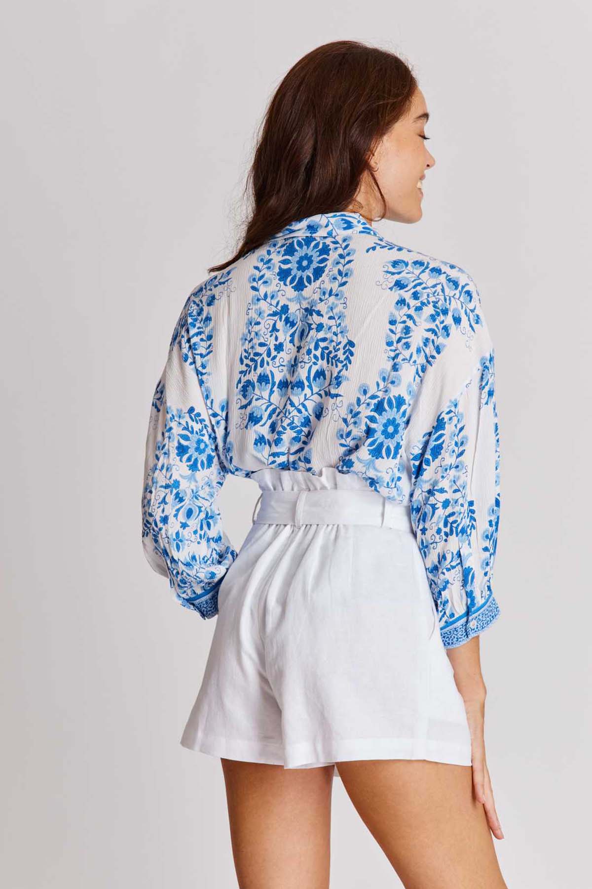 Rene Derhy Truvakar Kol Floral Desenli Gömlek-Libas Trendy Fashion Store