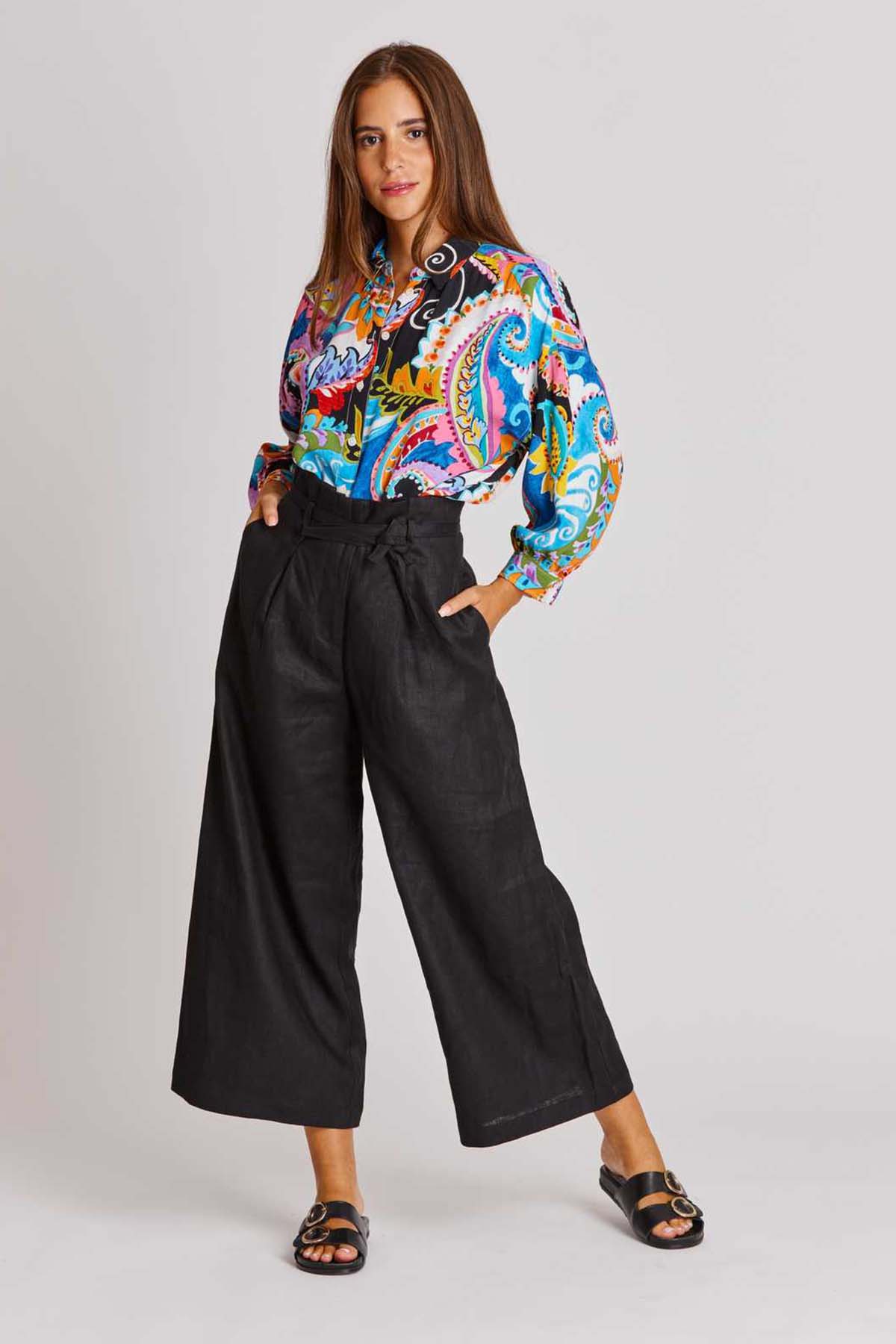 Rene Derhy Dallas Renkli Desenli Gömlek-Libas Trendy Fashion Store