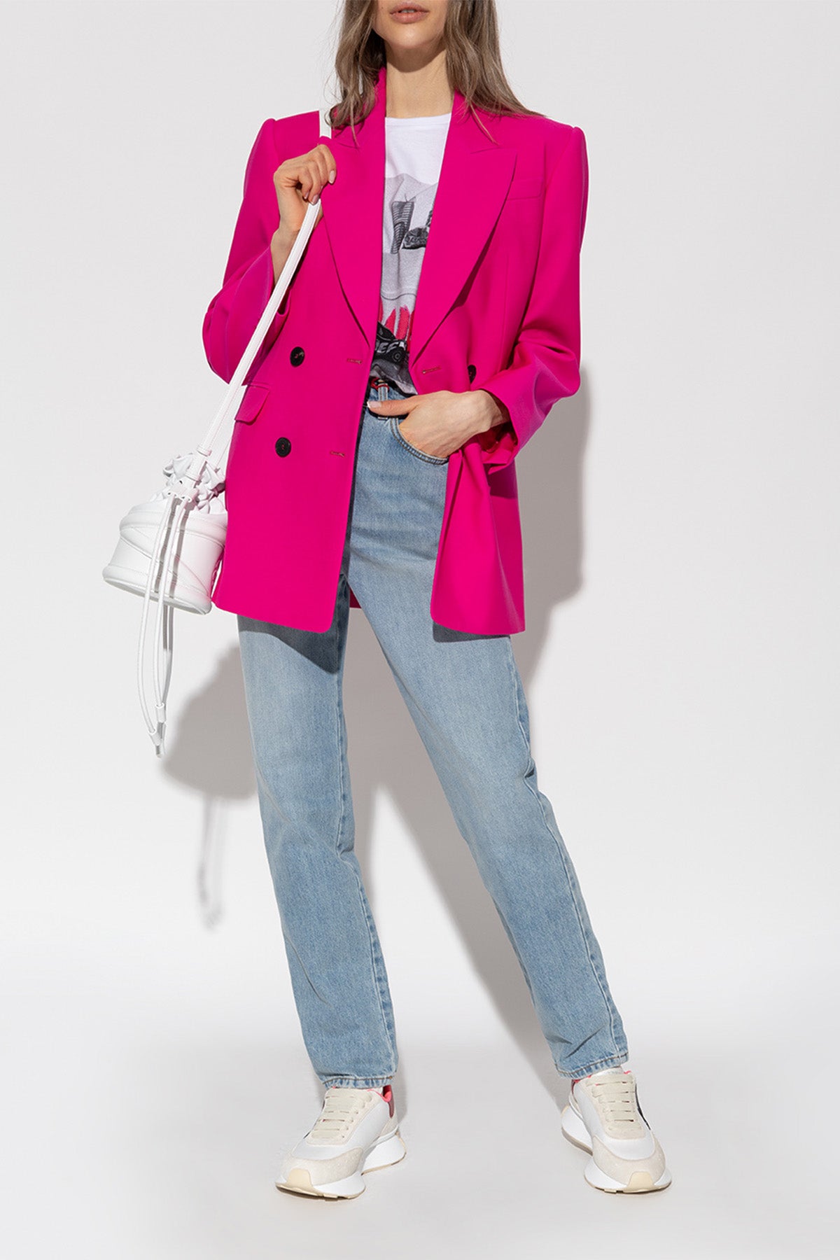 Alexander Mcqueen Deri Sneaker Ayakkabı-Libas Trendy Fashion Store