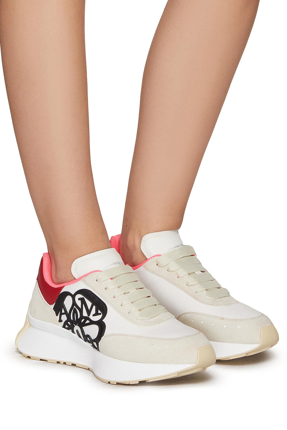 Alexander Mcqueen Deri Sneaker Ayakkabı-Libas Trendy Fashion Store