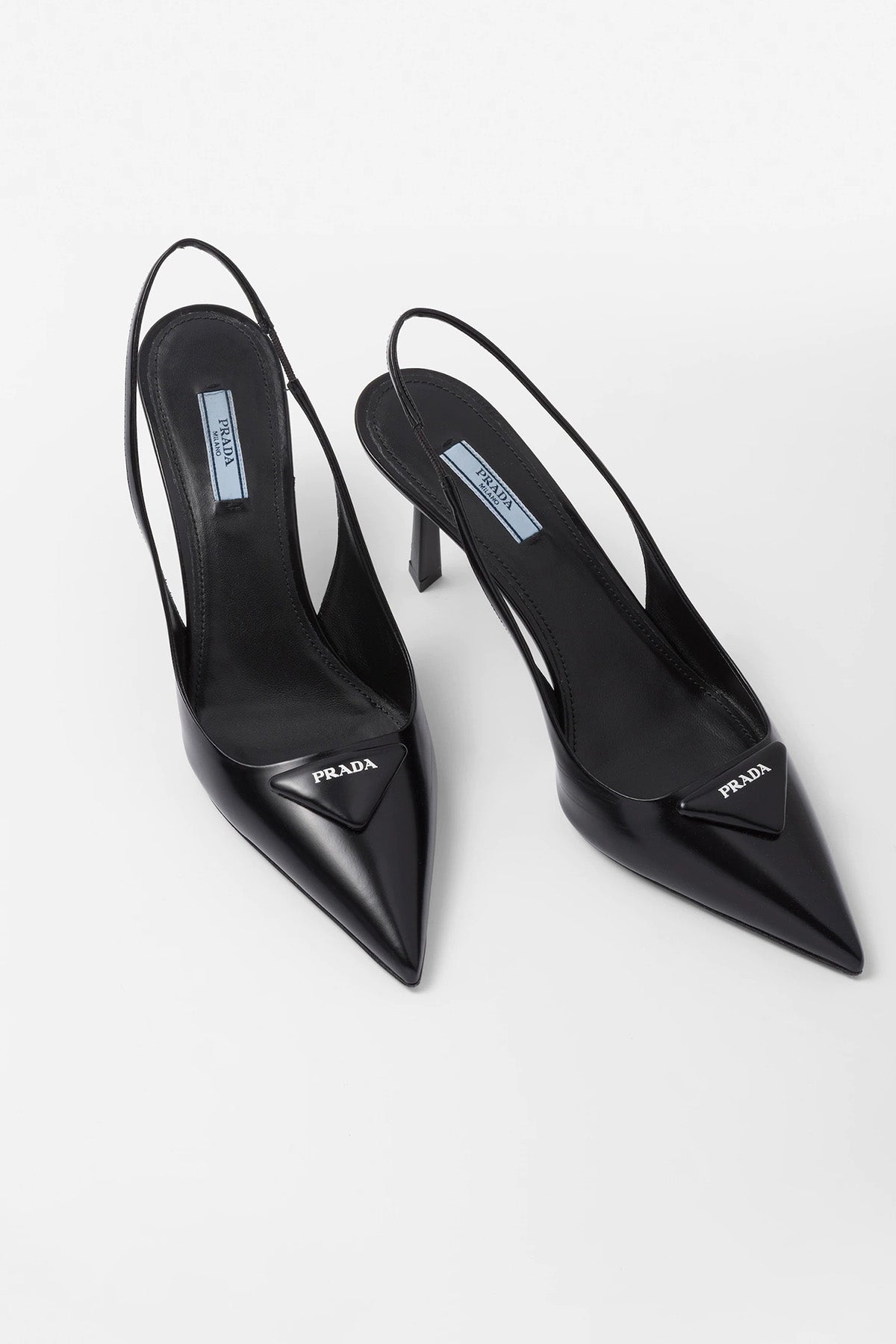 Prada Deri Stiletto Ayakkabı-Libas Trendy Fashion Store