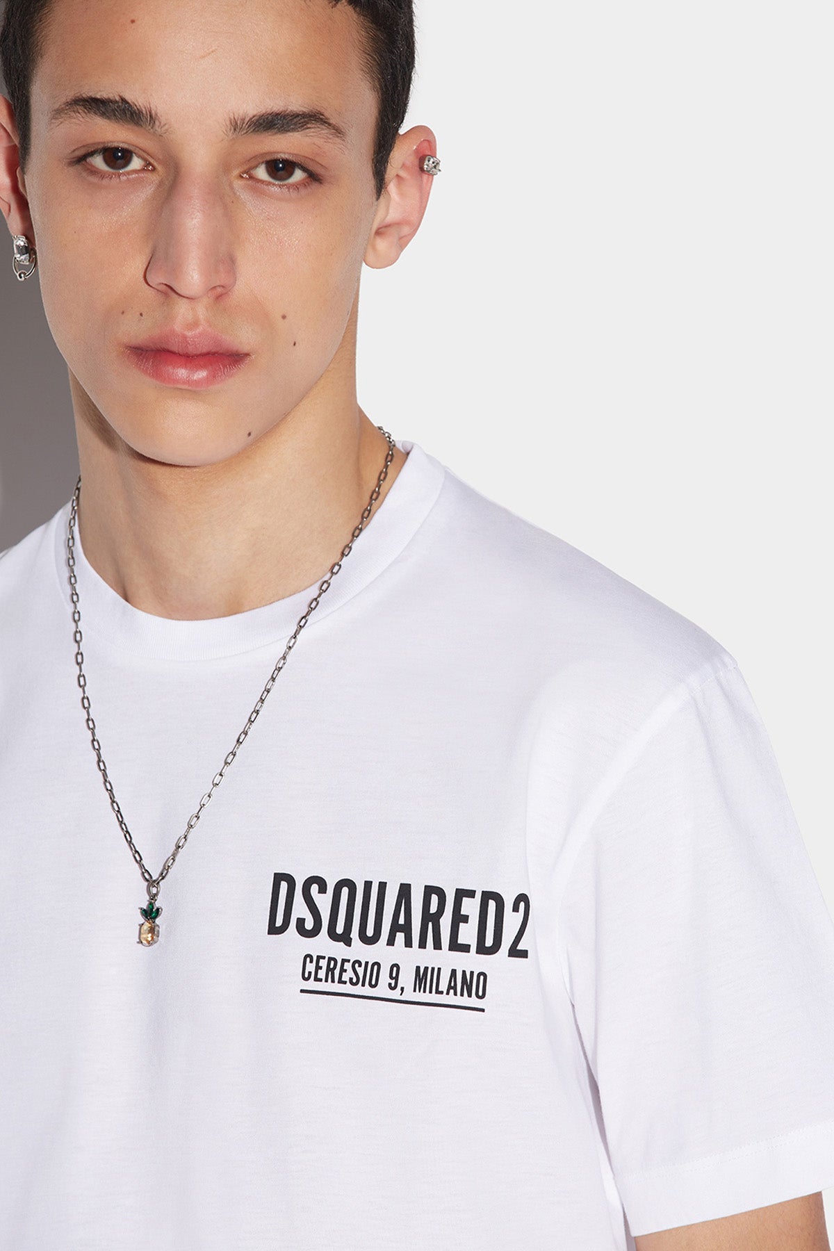 Dsquared Logolu Yuvarlak Yaka T-shirt-Libas Trendy Fashion Store