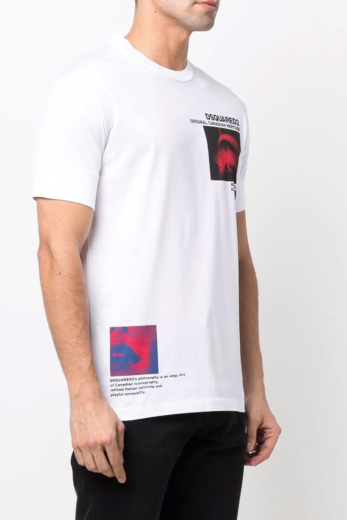 Dsquared Logolu Yuvarlak Yaka T-shirt-Libas Trendy Fashion Store