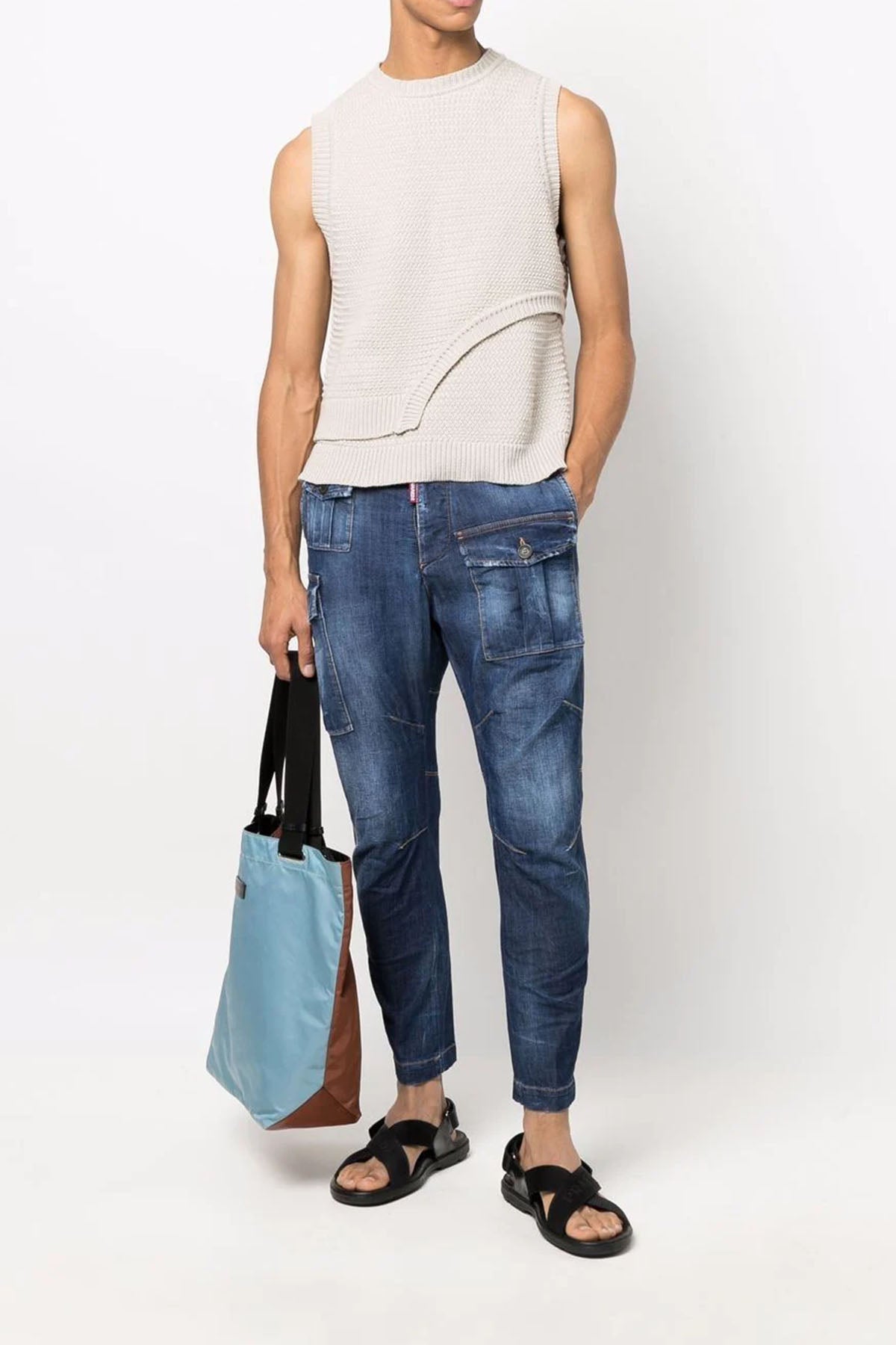 Dsquared Sexy Cargo Fit Jeans-Libas Trendy Fashion Store