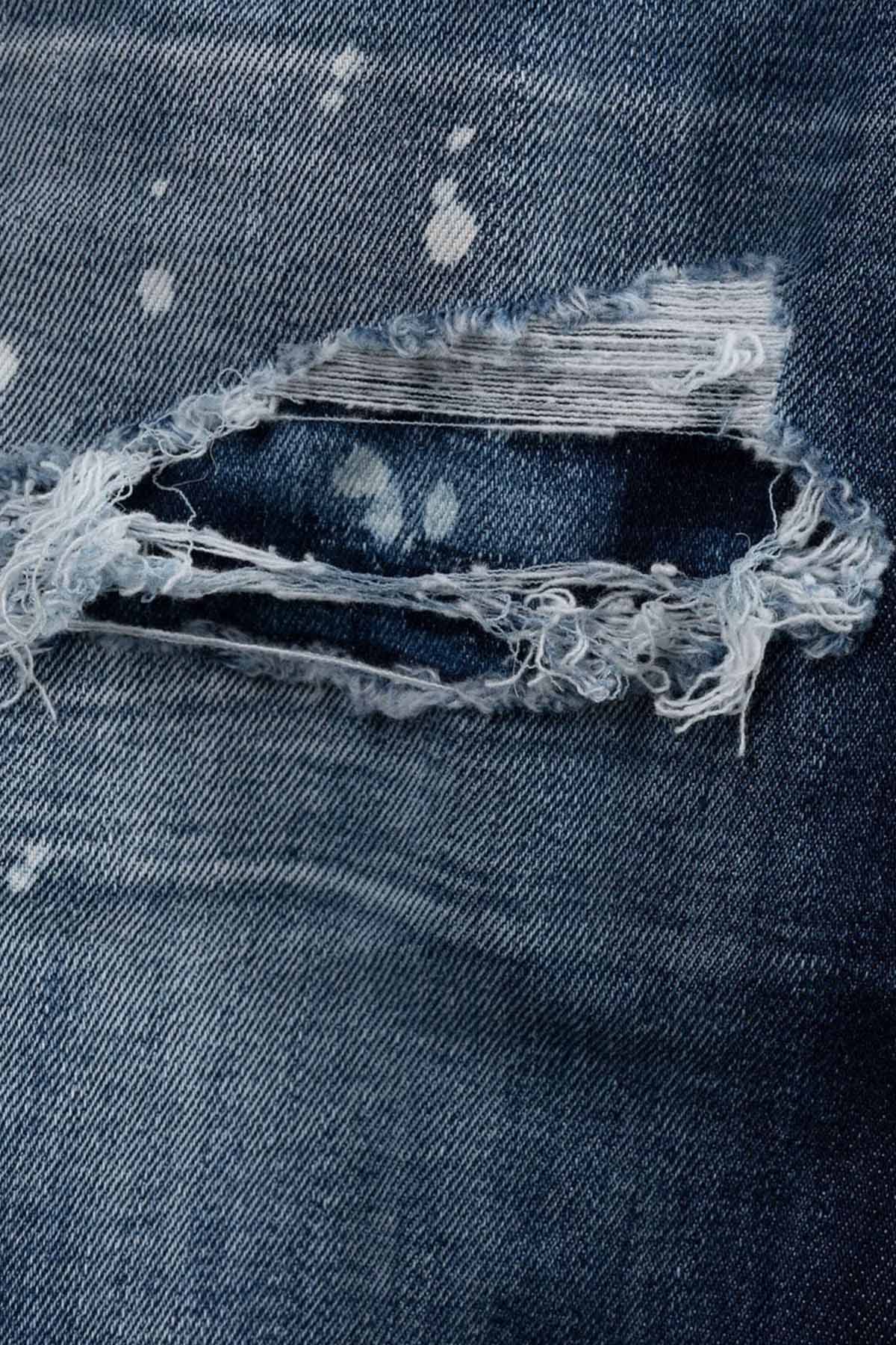 Dsquared Sailor Katlı Kısa Paça Rahat Kesim Jeans-Libas Trendy Fashion Store