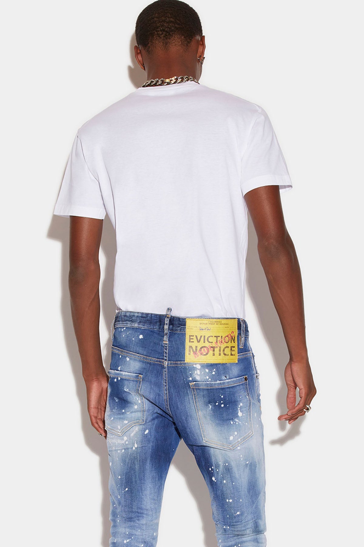 Dsquared Skater Yama ve Yırtık Detaylı Jeans-Libas Trendy Fashion Store