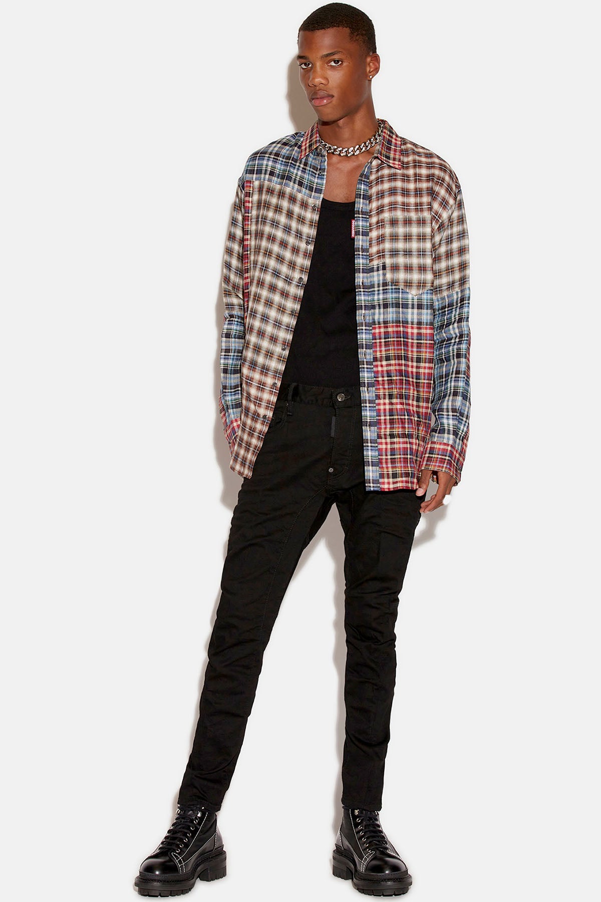 Dsquared Skater Black Bull Jeans-Libas Trendy Fashion Store