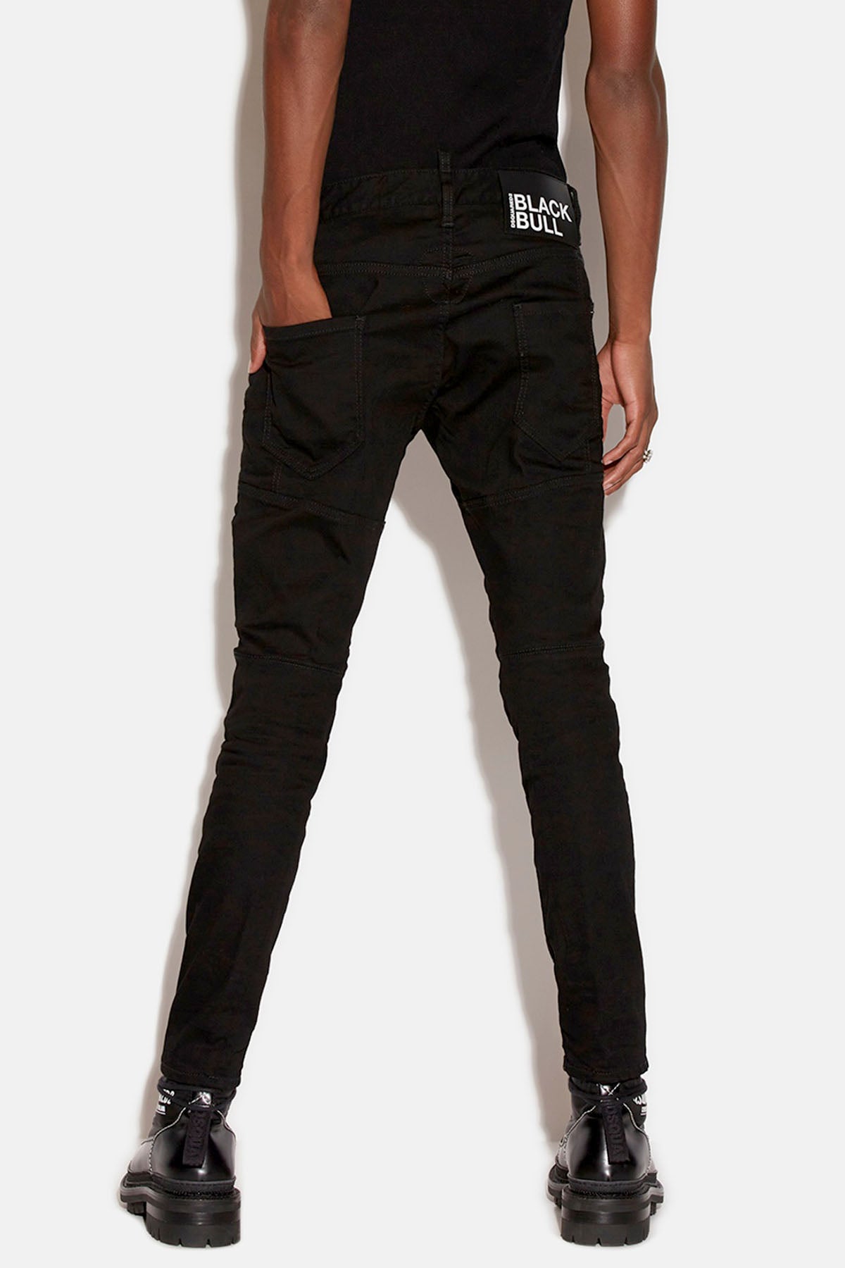 Dsquared Skater Black Bull Jeans-Libas Trendy Fashion Store