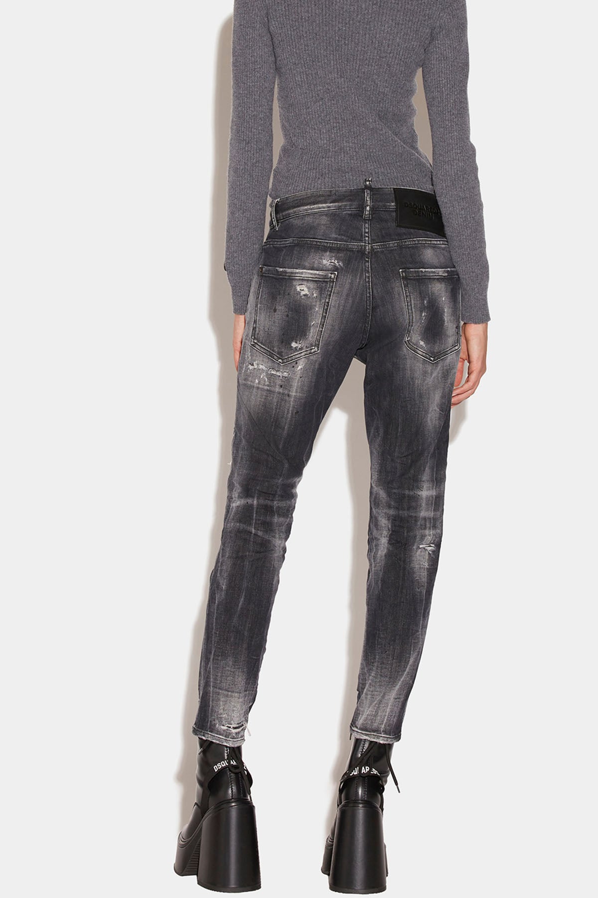 Dsquared Skinny Fit Dan Yırtık Detaylı Jeans-Libas Trendy Fashion Store