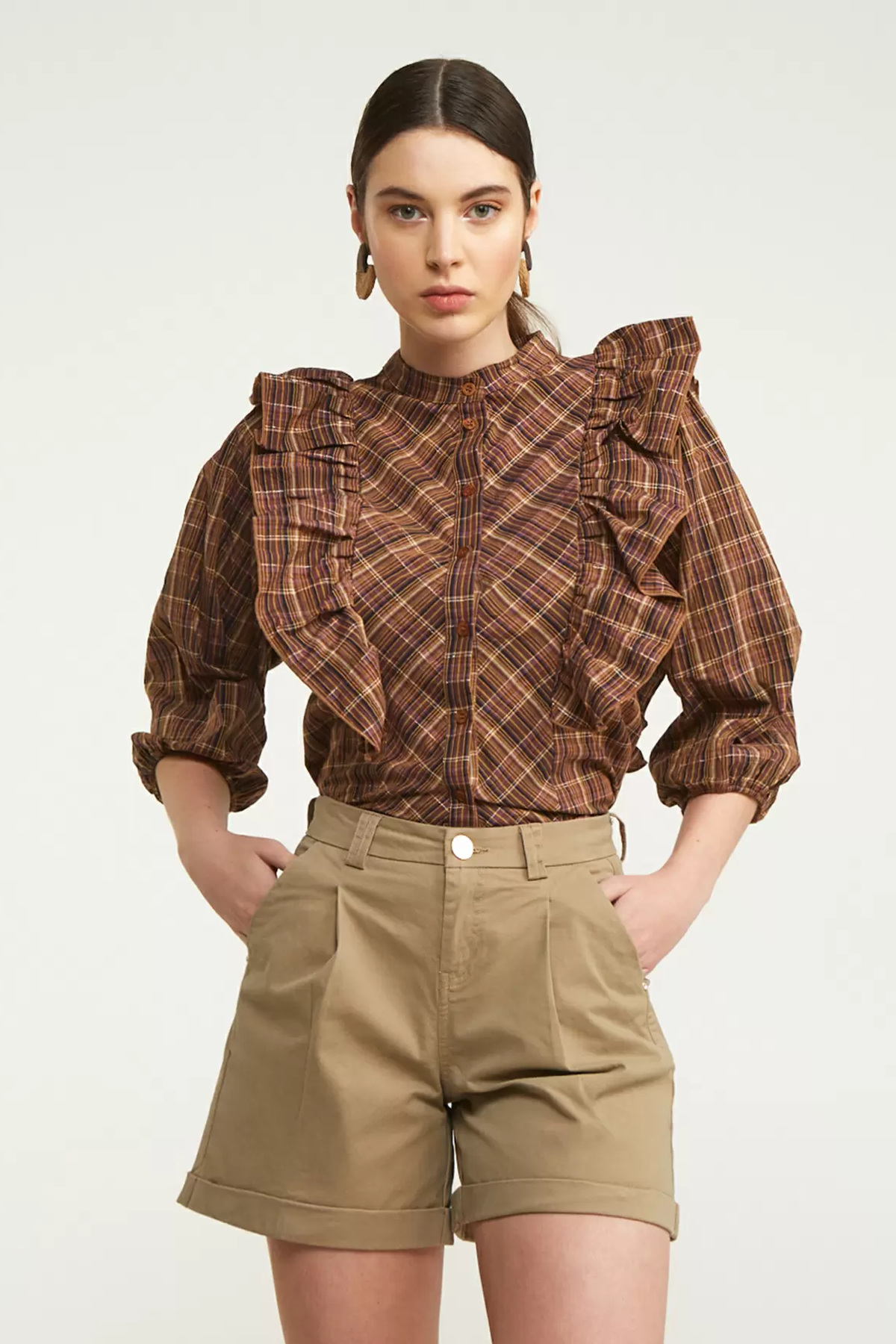 Lynne Tek Pile Yandan Cepli Şort-Libas Trendy Fashion Store