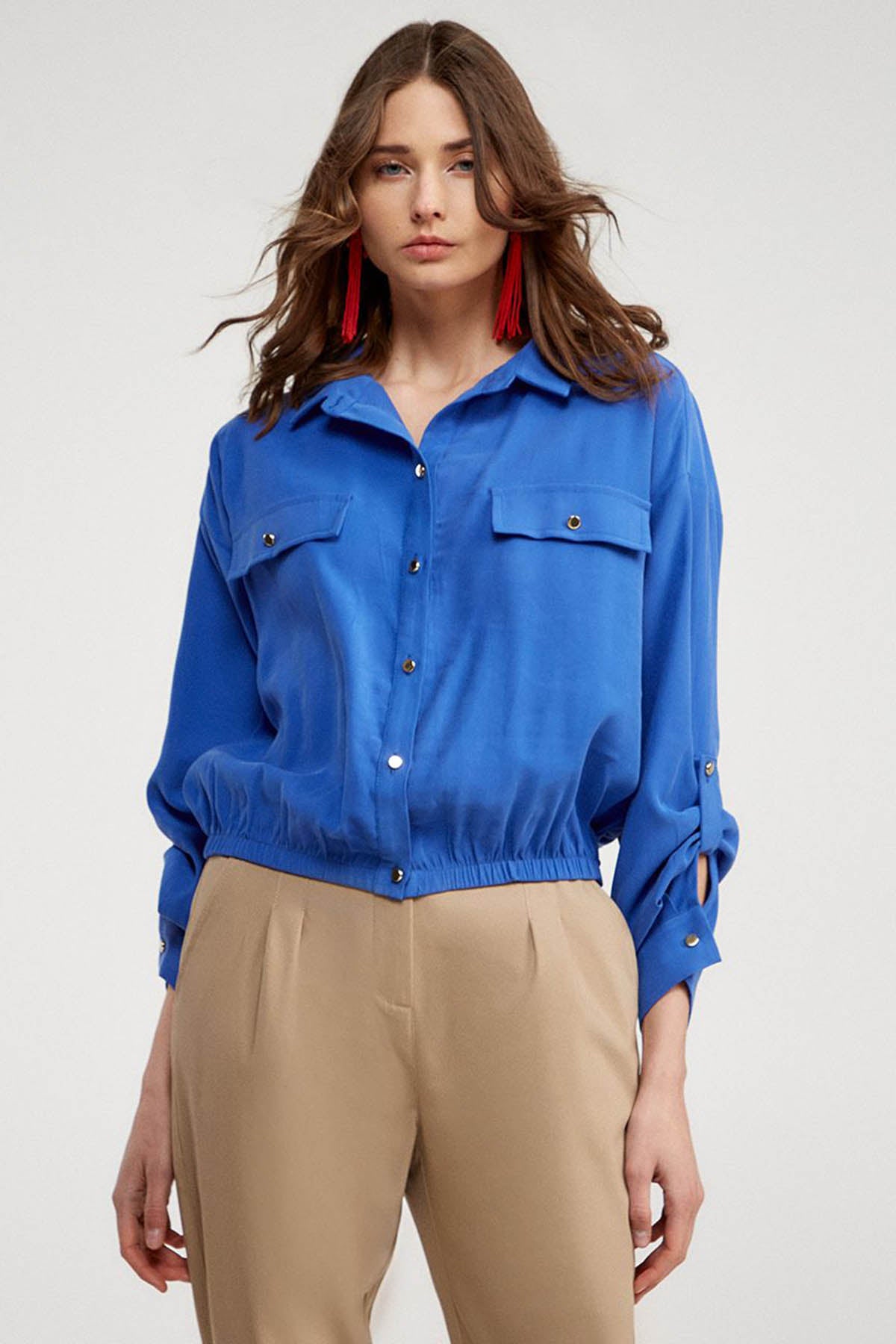 Bsb Geniş Kesim Gömlek-Libas Trendy Fashion Store