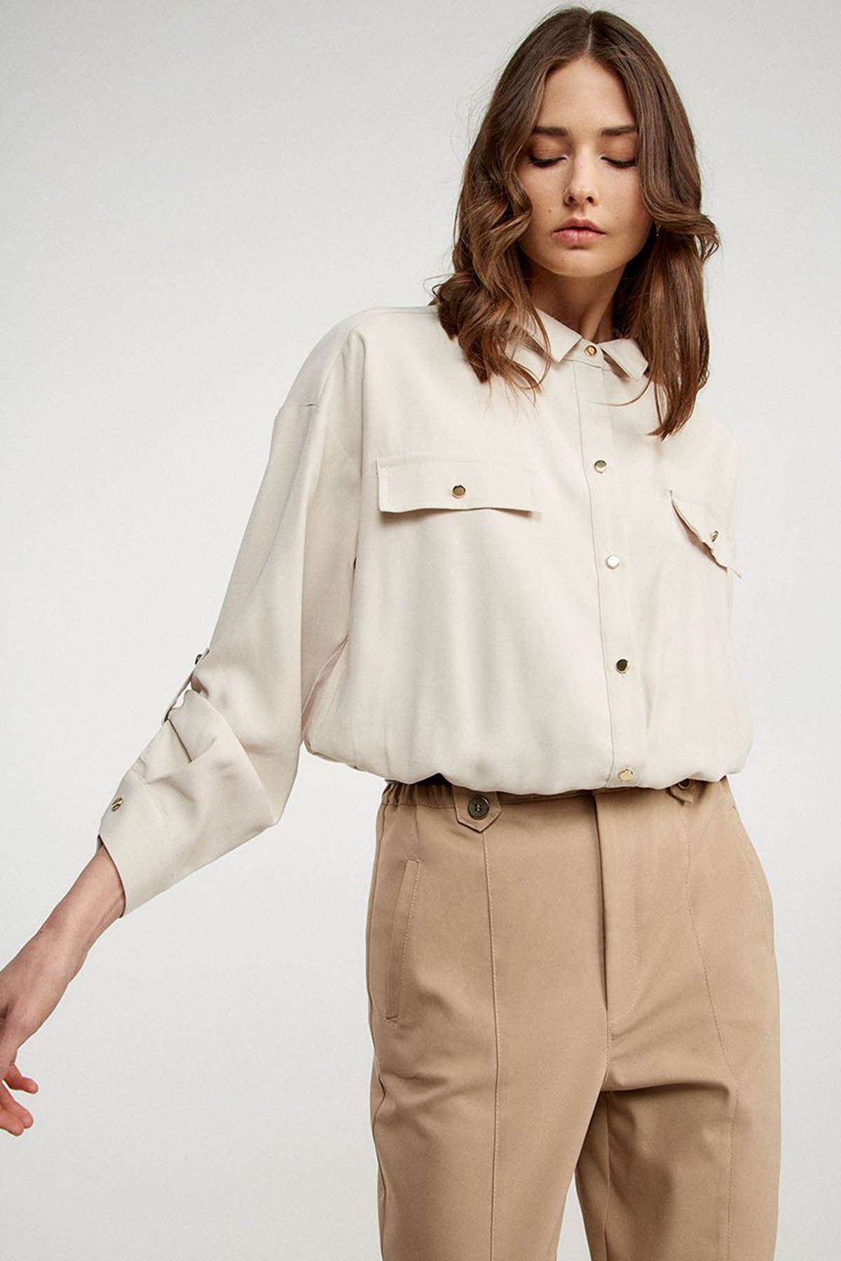 Bsb Geniş Kesim Gömlek-Libas Trendy Fashion Store