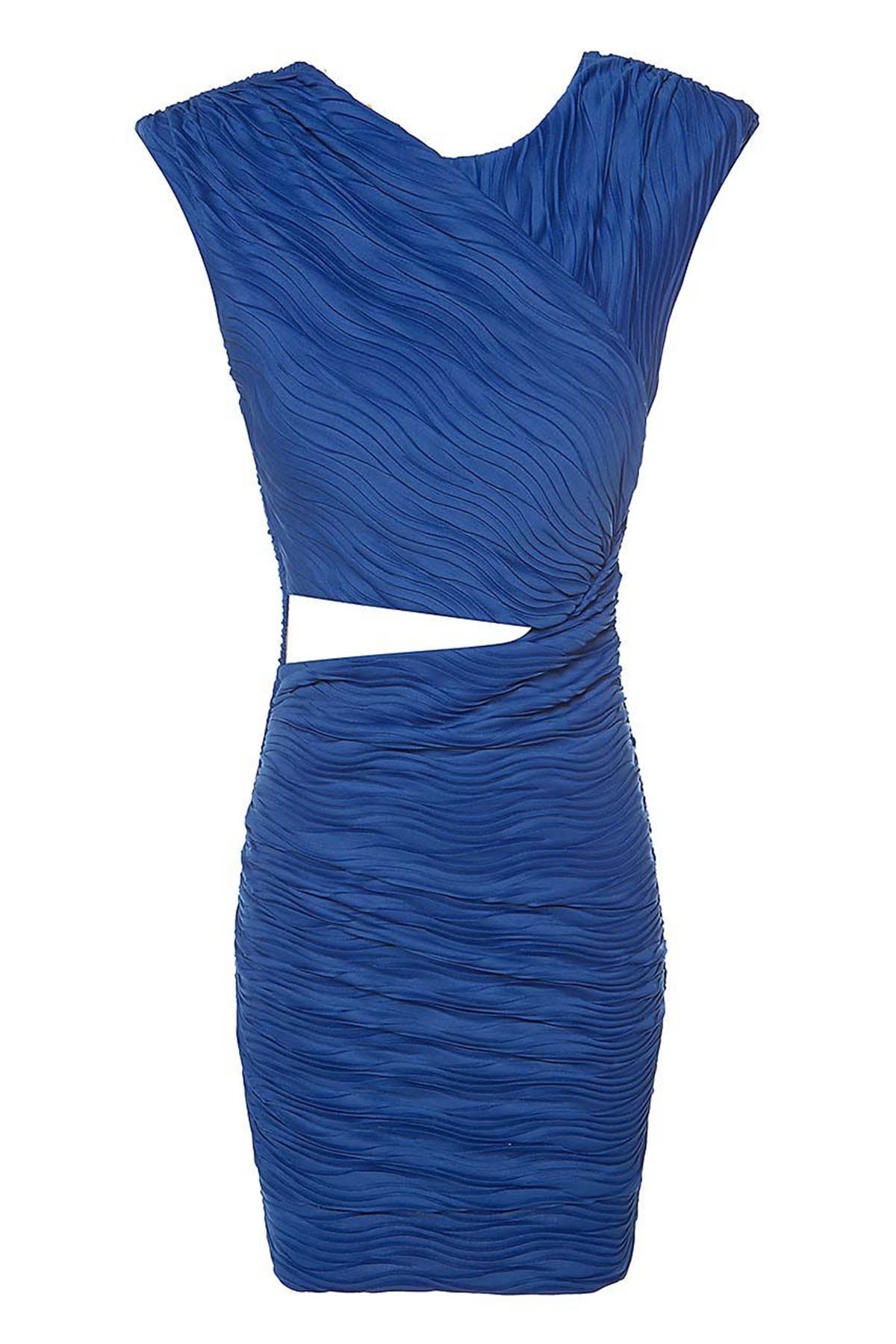Bsb Mini Drapeli Elbise-Libas Trendy Fashion Store