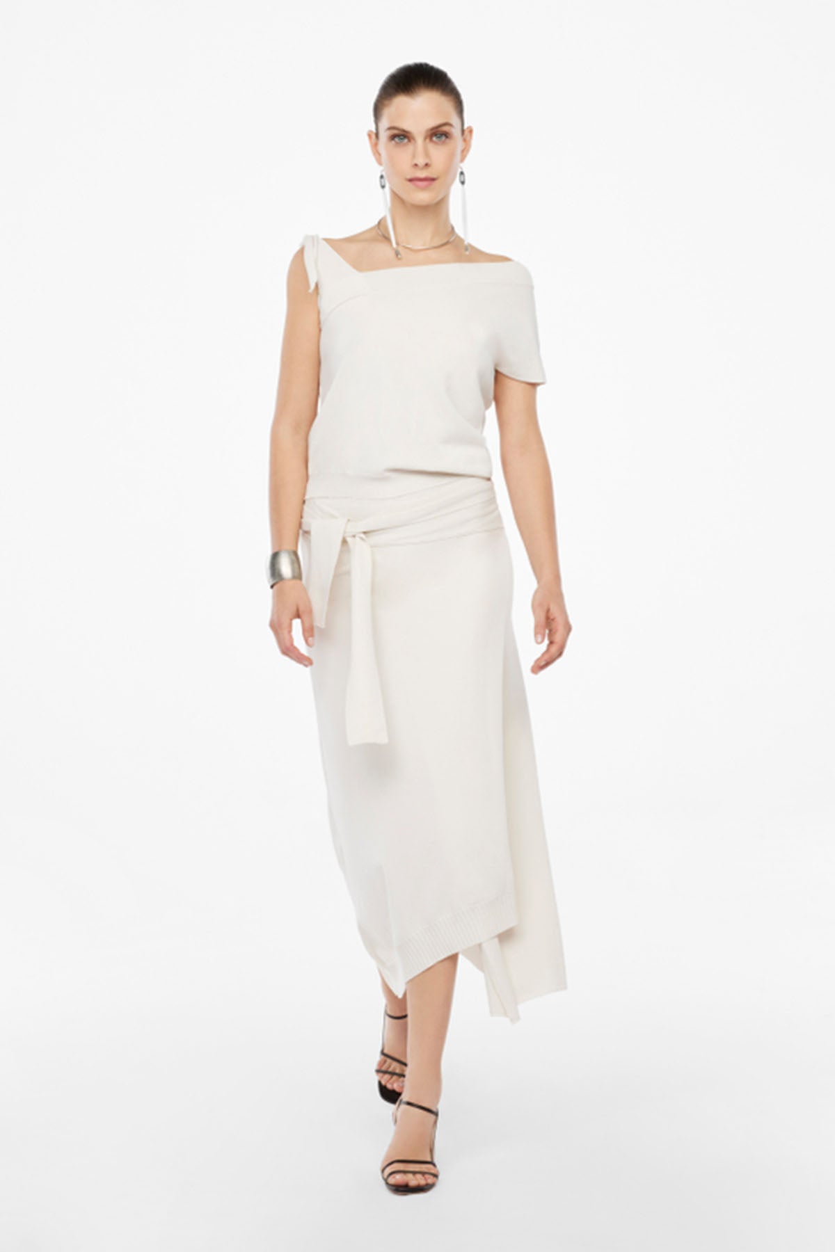 Sarah Pacini Tek Omuz Bağlamalı Bluz-Libas Trendy Fashion Store