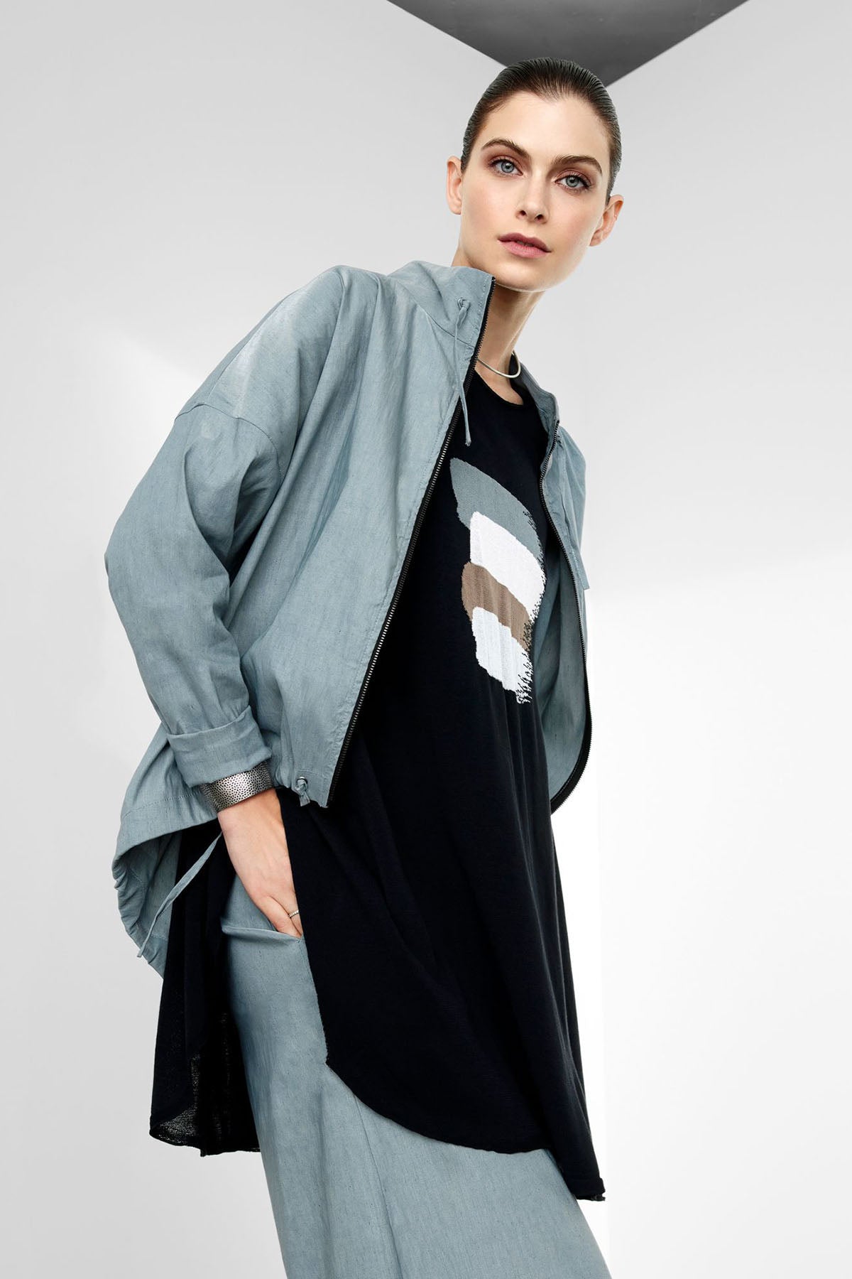 Sarah Pacini Geniş Kesim Örme Bluz-Libas Trendy Fashion Store