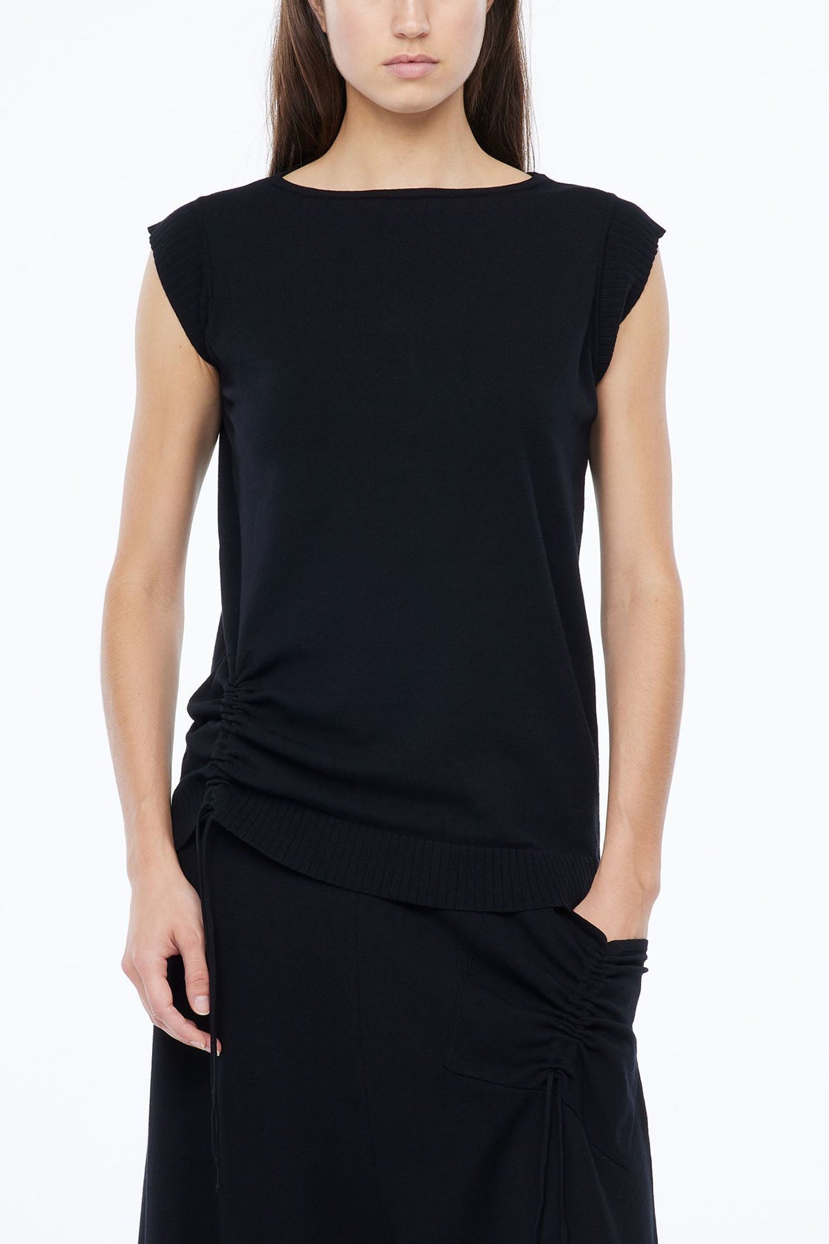 Sarah Pacini Belden Büzgülü Bluz-Libas Trendy Fashion Store