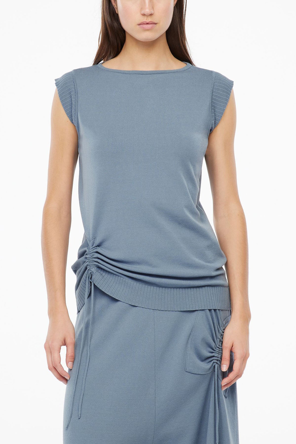 Sarah Pacini Belden Büzgülü Bluz-Libas Trendy Fashion Store