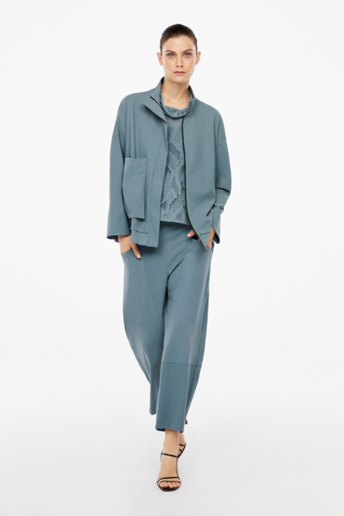 Sarah Pacini Geniş Kesim Streç Pantolon-Libas Trendy Fashion Store