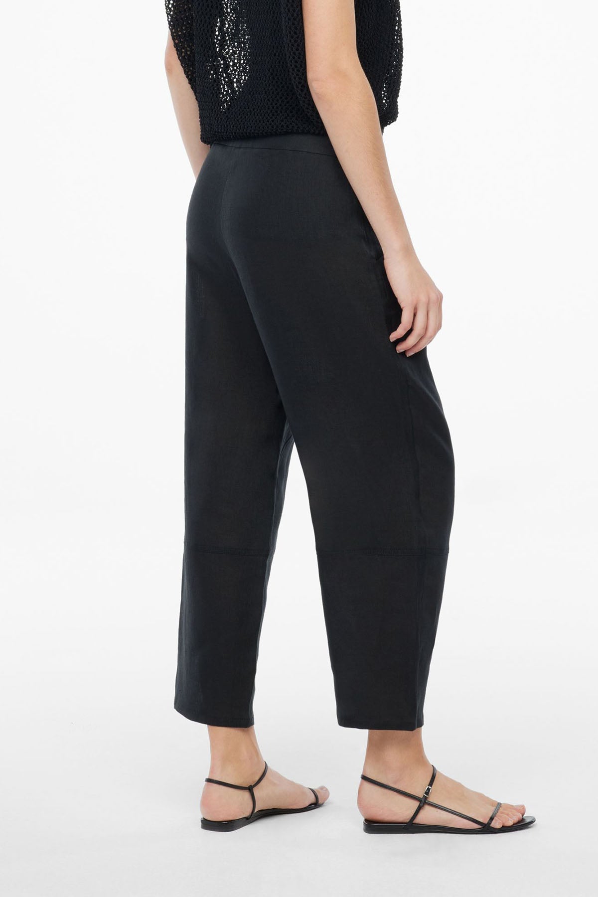 Sarah Pacini Geniş Kesim Keten Pantolon-Libas Trendy Fashion Store