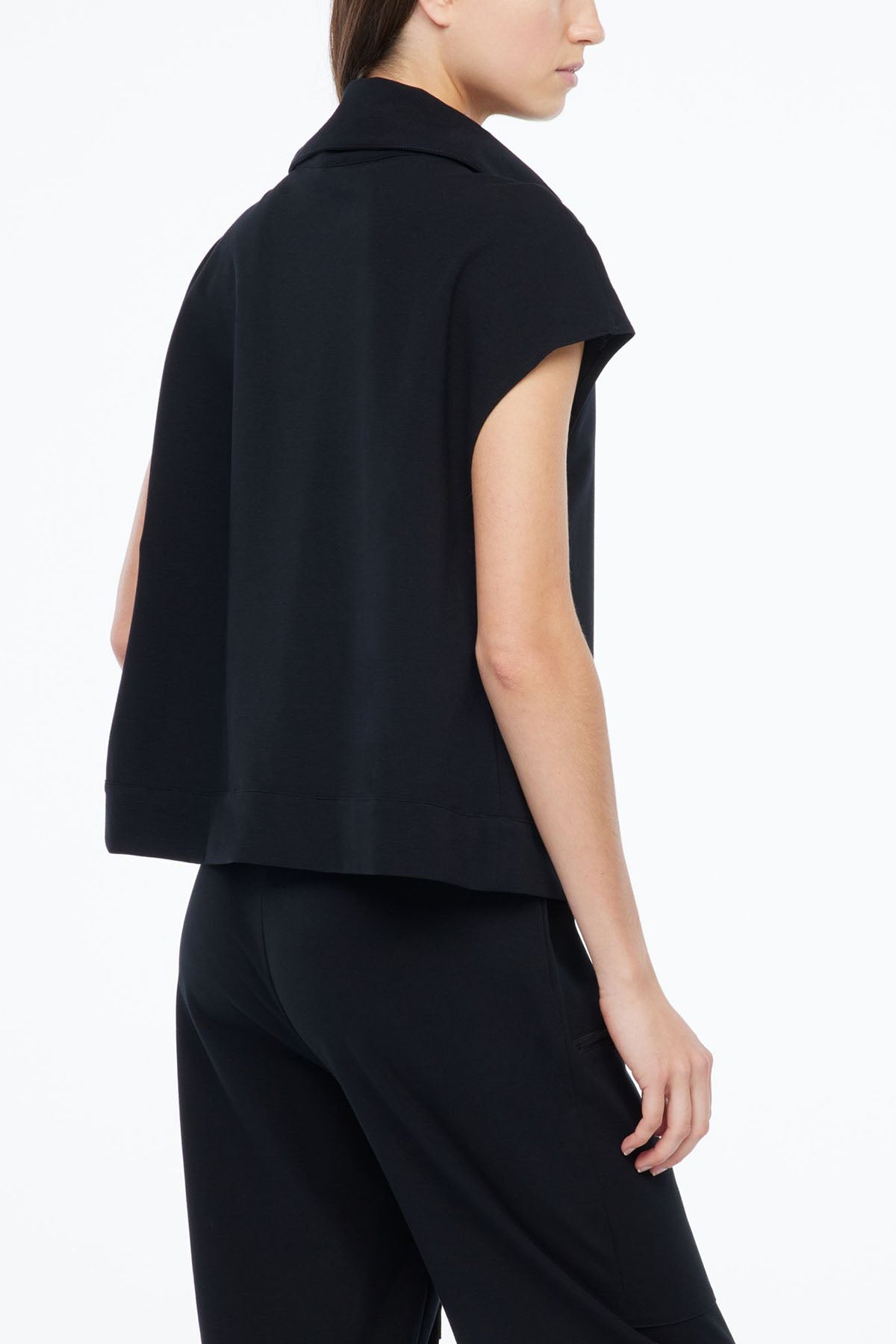 Sarah Pacini Geniş Kesim Fermuarlı Yaka Streç Bluz-Libas Trendy Fashion Store