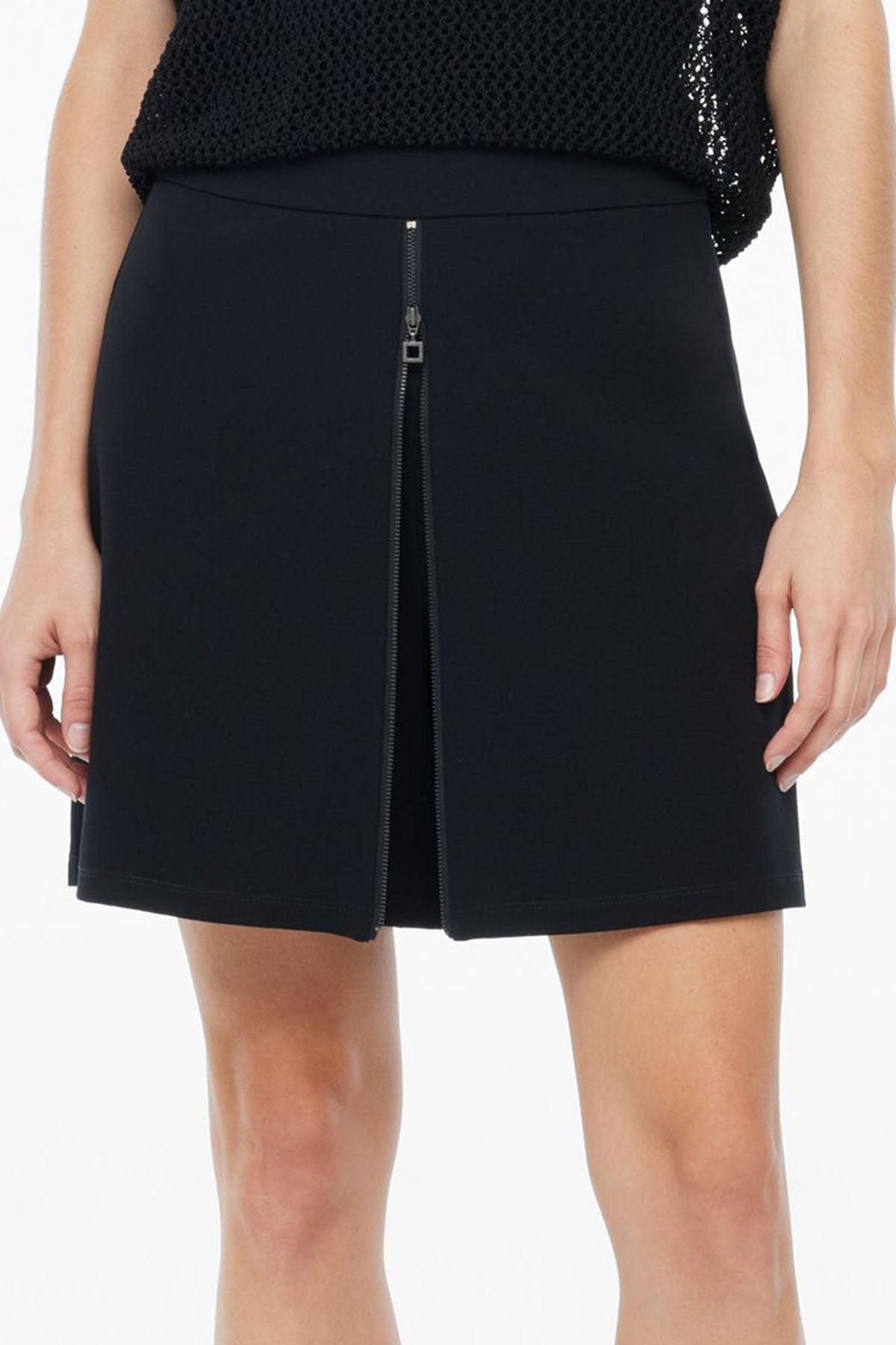 Sarah Pacini Fermuarlı Streç Şort-Libas Trendy Fashion Store