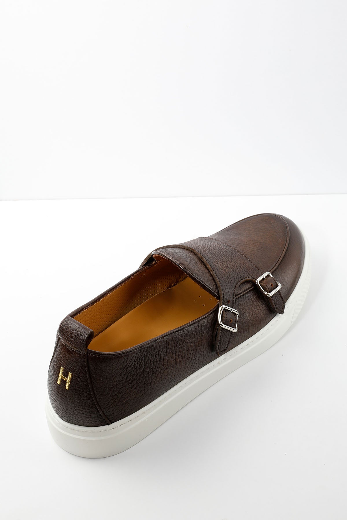 Henderson Tiff Deri Çift Tokalı Monk Loafer Ayakkabı-Libas Trendy Fashion Store