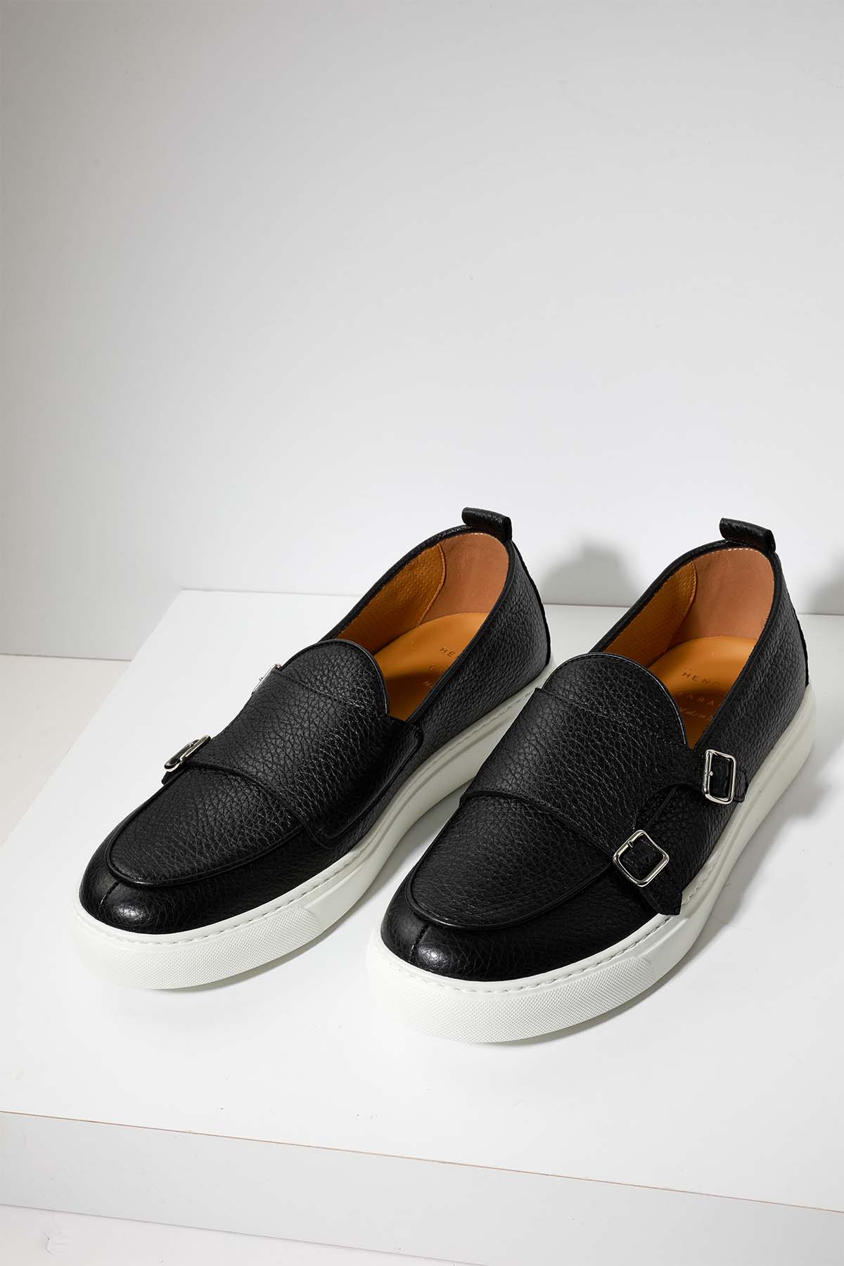 Henderson Tiff Deri Çift Tokalı Monk Loafer Ayakkabı-Libas Trendy Fashion Store