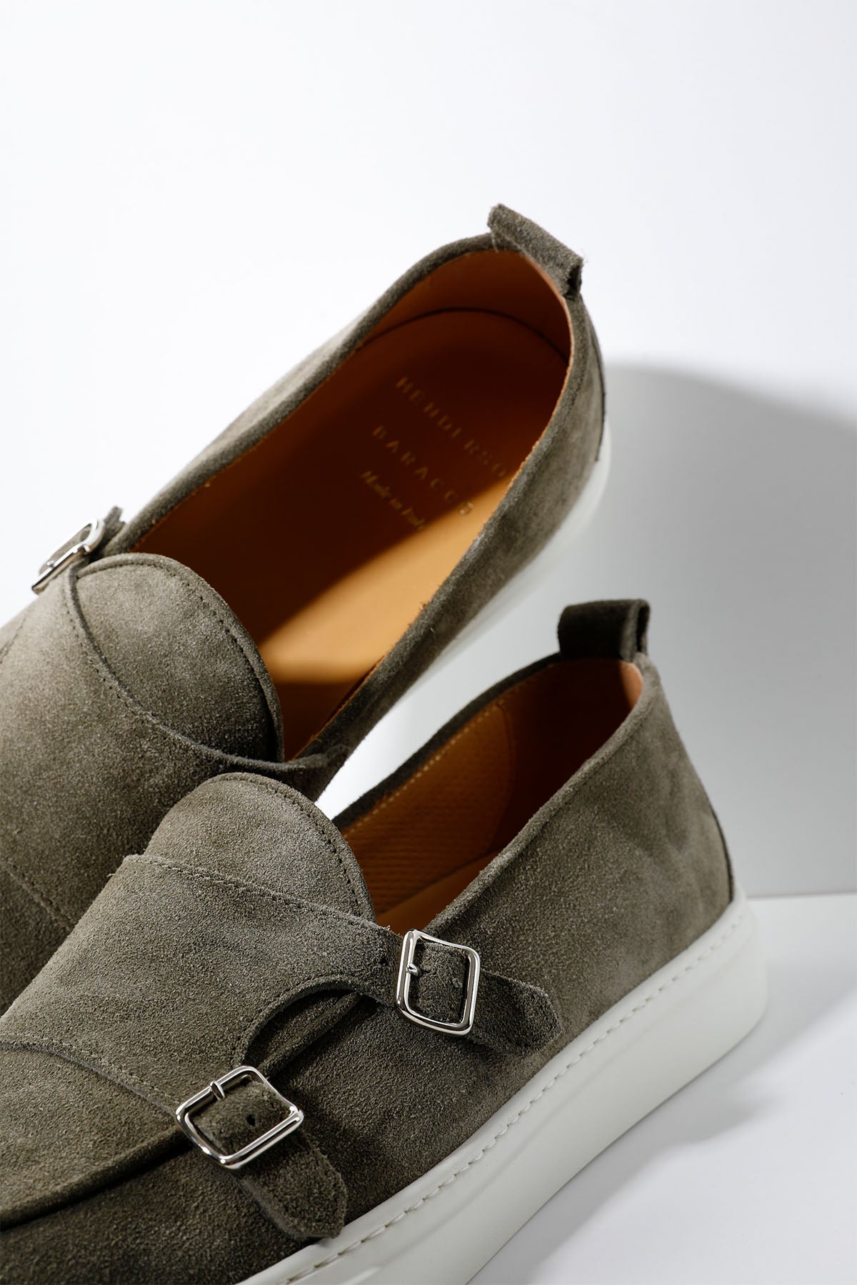 Henderson Tiff Süet Çift Tokalı Monk Loafer Ayakkabı-Libas Trendy Fashion Store