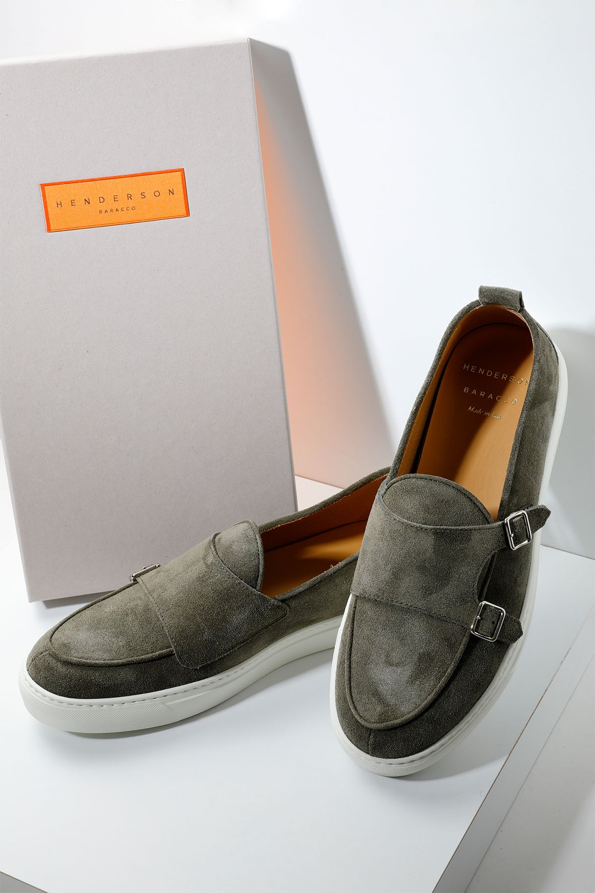 Henderson Tiff Süet Çift Tokalı Monk Loafer Ayakkabı-Libas Trendy Fashion Store