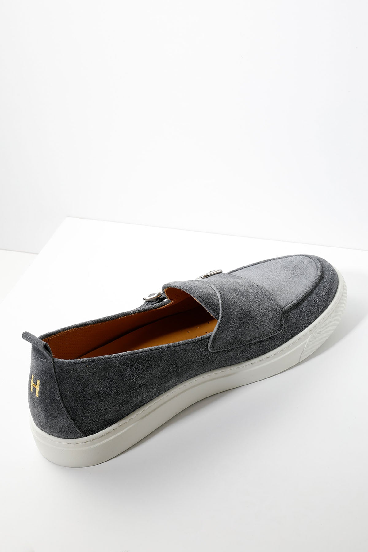 Henderson Tiff Süet Çift Tokalı Monk Loafer Ayakkabı-Libas Trendy Fashion Store