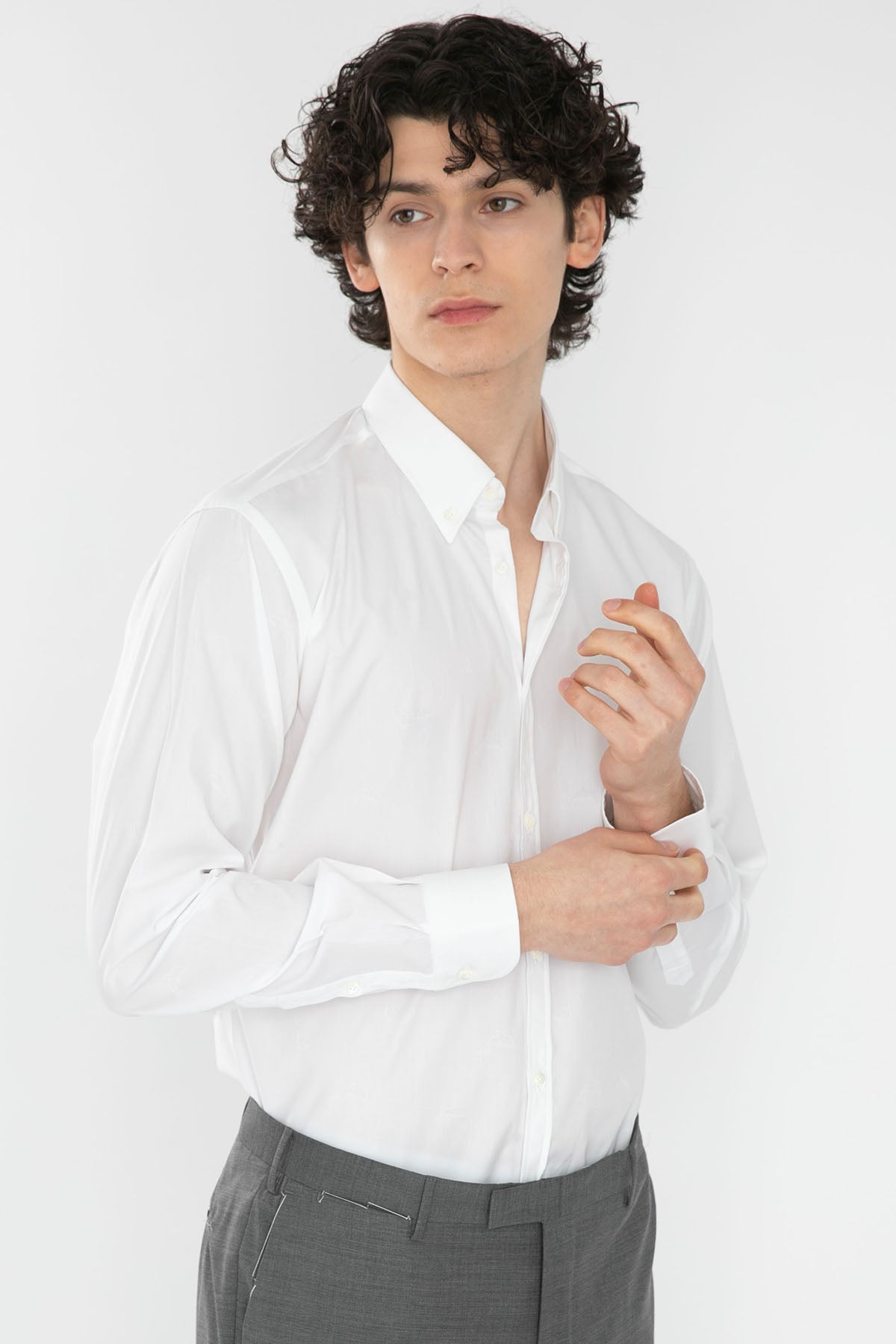 Poggianti Pisa Düğmeli Yaka Gömlek-Libas Trendy Fashion Store