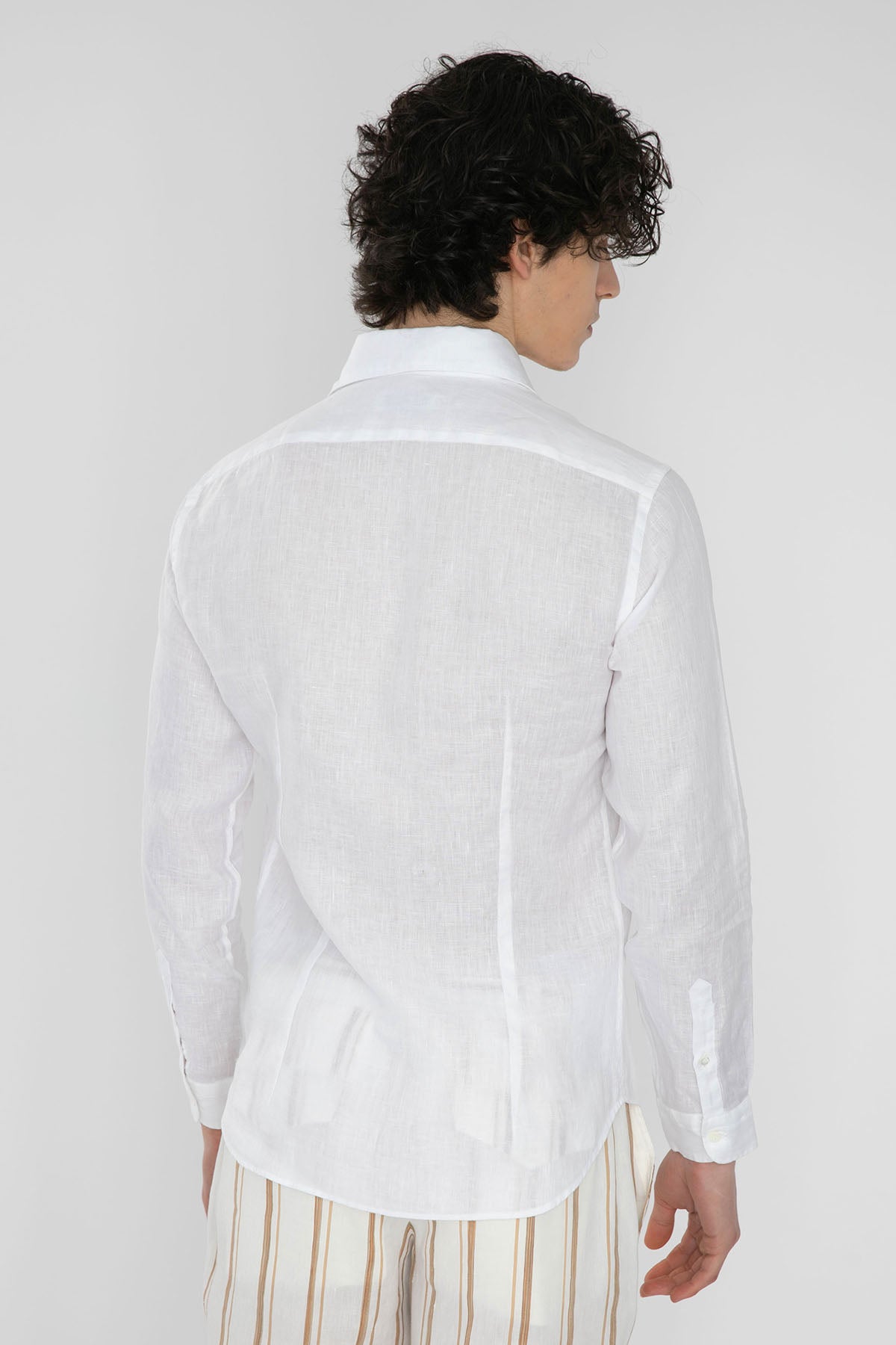 Poggianti Firenze Fransız Yaka Keten Gömlek-Libas Trendy Fashion Store