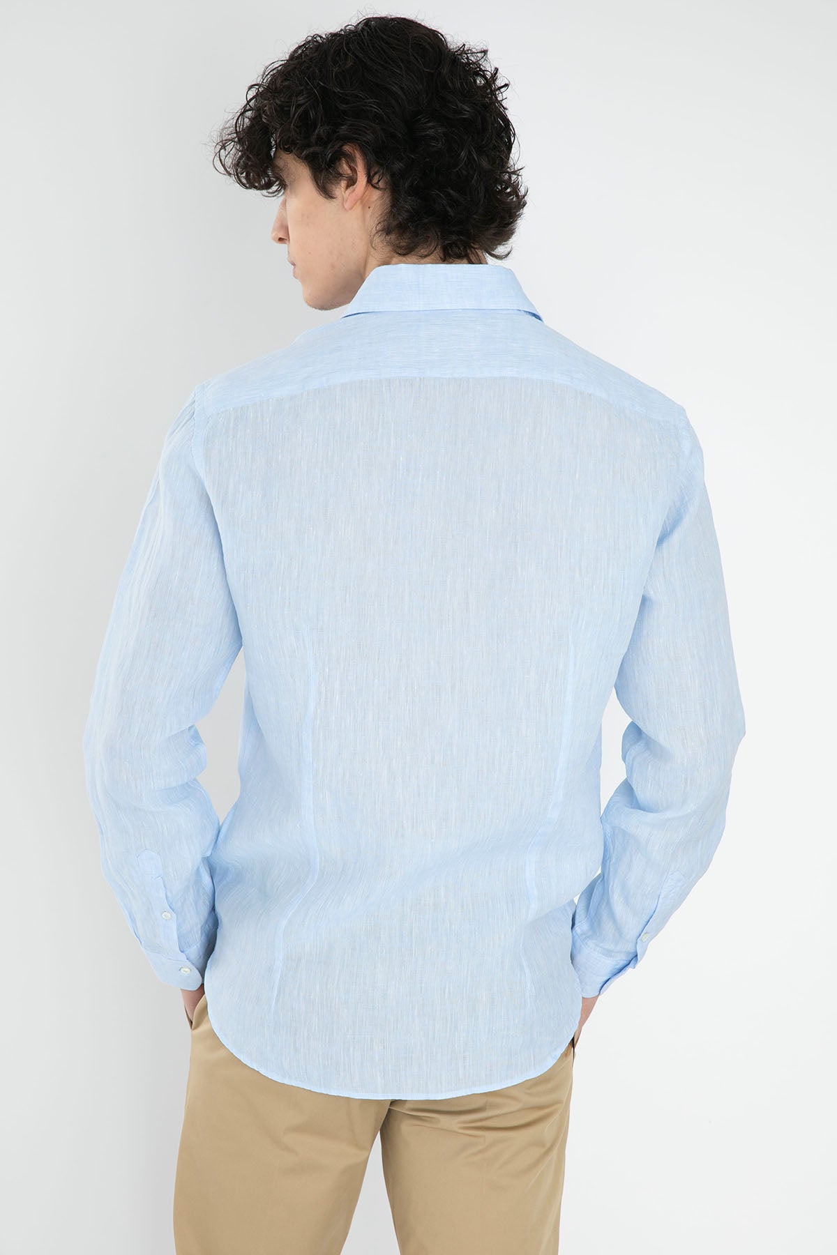 Poggianti Firenze Fransız Yaka Keten Gömlek-Libas Trendy Fashion Store