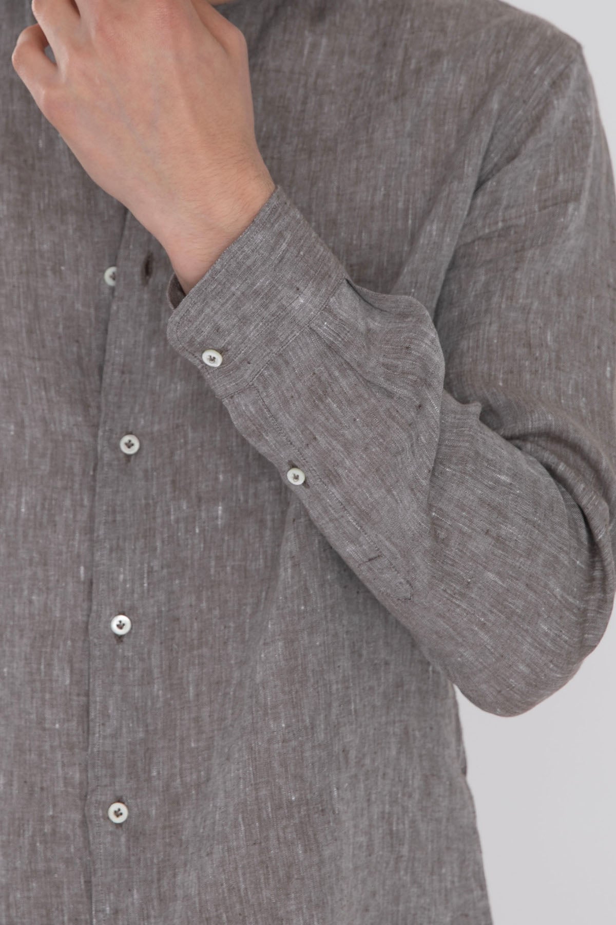 Poggianti Firenze Fransız Yaka Keten Gömlek-Libas Trendy Fashion Store