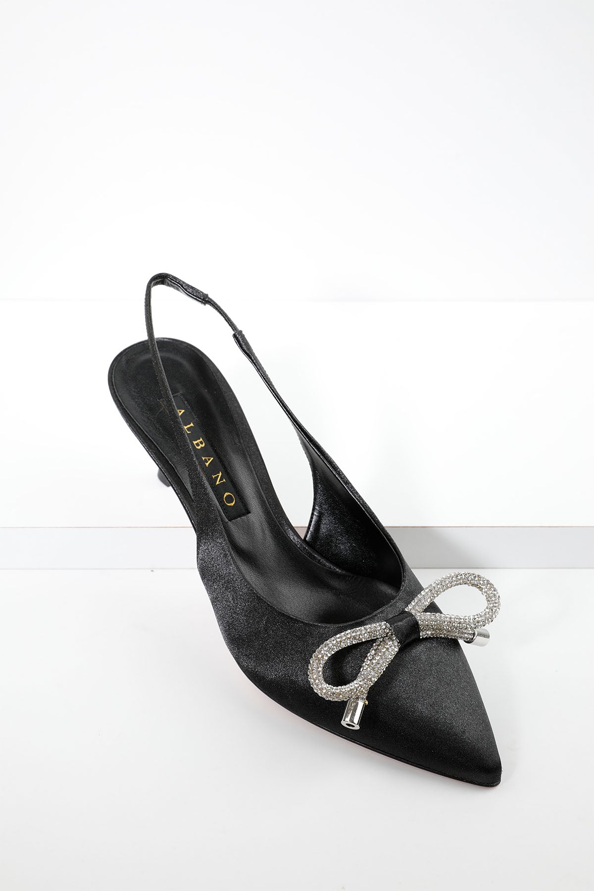 Albano Sivri Burun İnce Topuklu Abiye Ayakkabısı-Libas Trendy Fashion Store