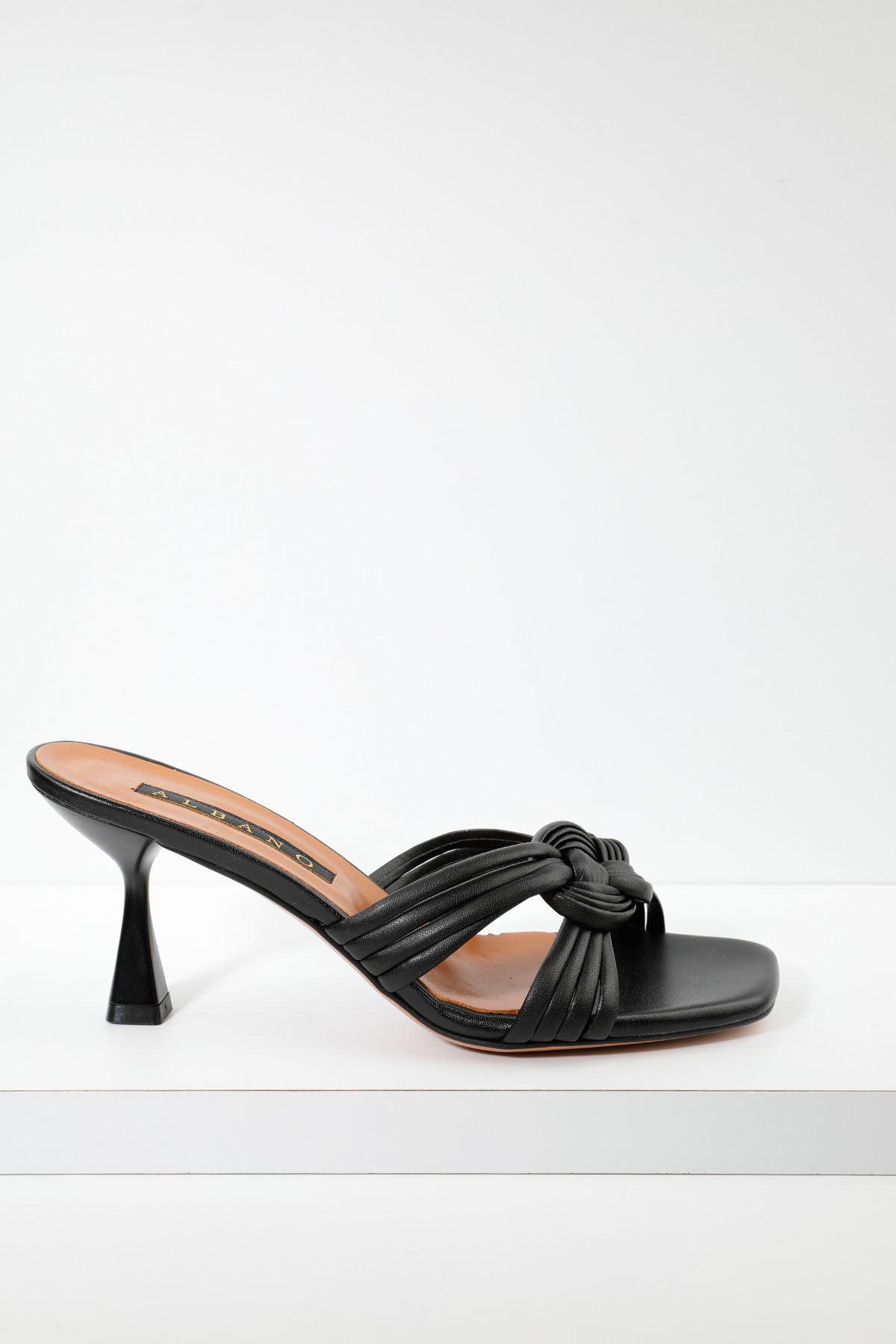 Albano Küt Burun Deri Terlik-Libas Trendy Fashion Store