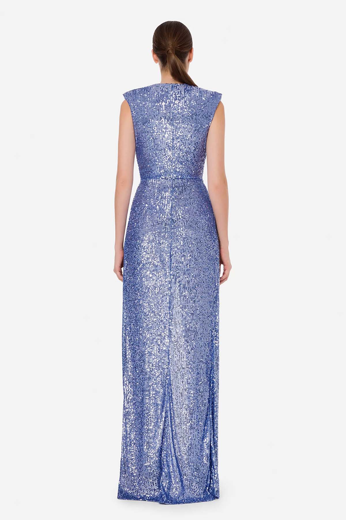 Elisabetta Franchi Payetli Uzun Elbise-Libas Trendy Fashion Store