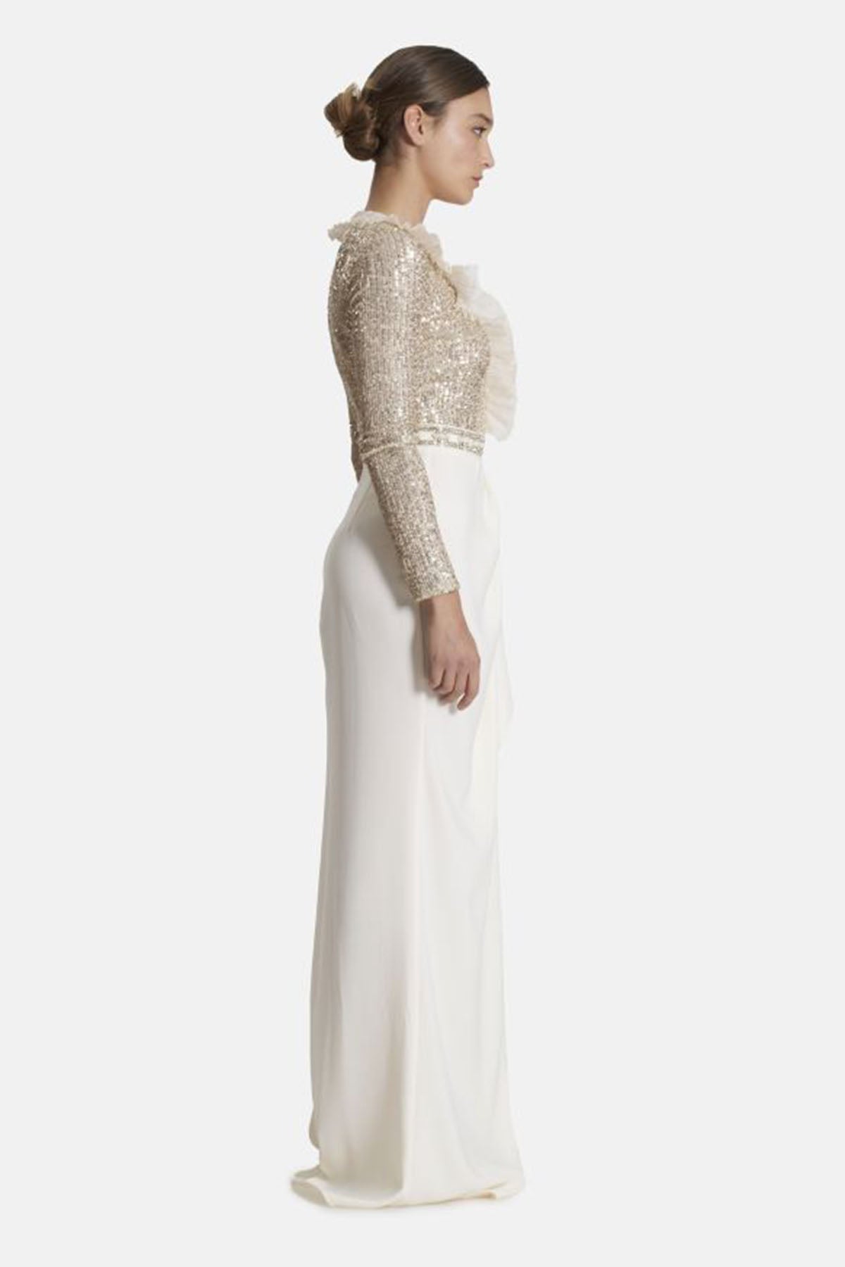 Elisabetta Franchi Uzun Abiye Elbise-Libas Trendy Fashion Store