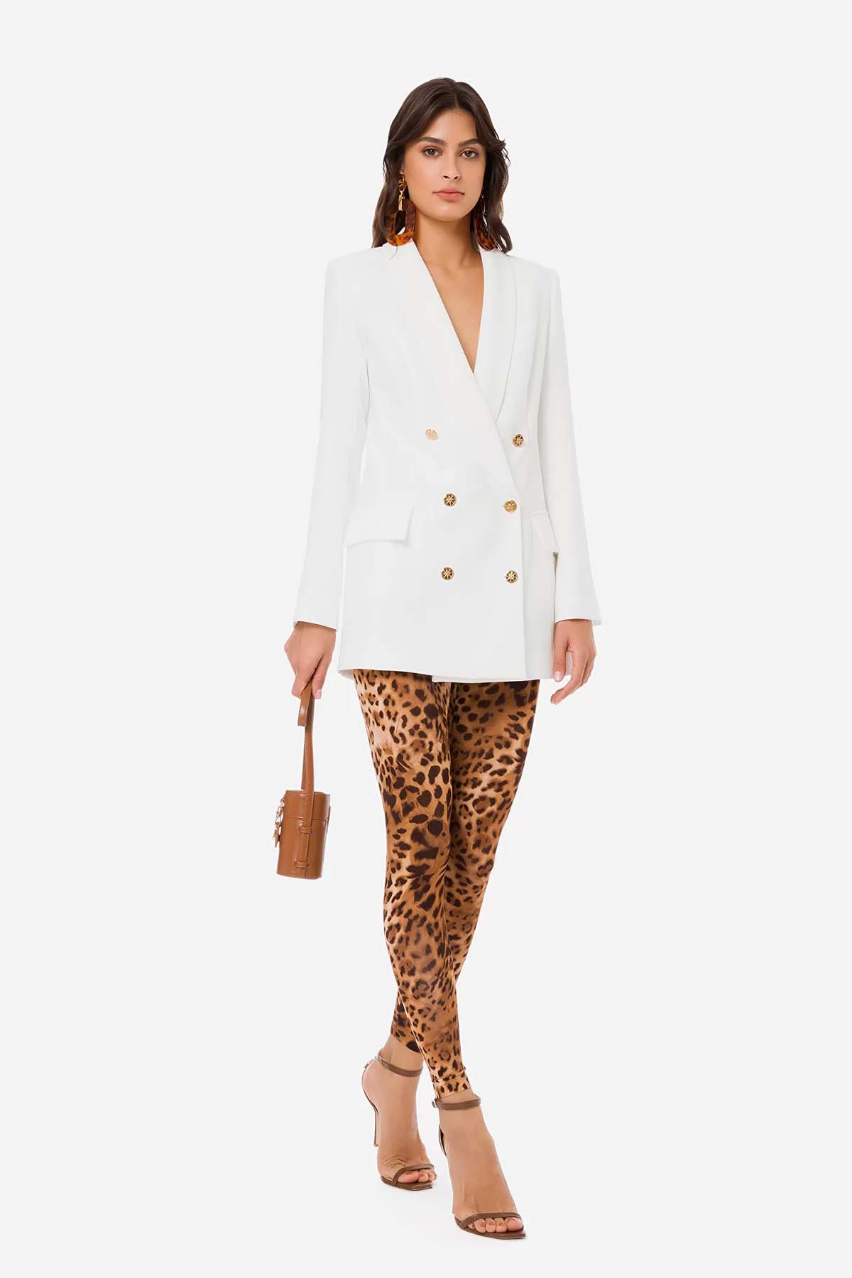 Elisabetta Franchi Kruvaze Ceket-Libas Trendy Fashion Store