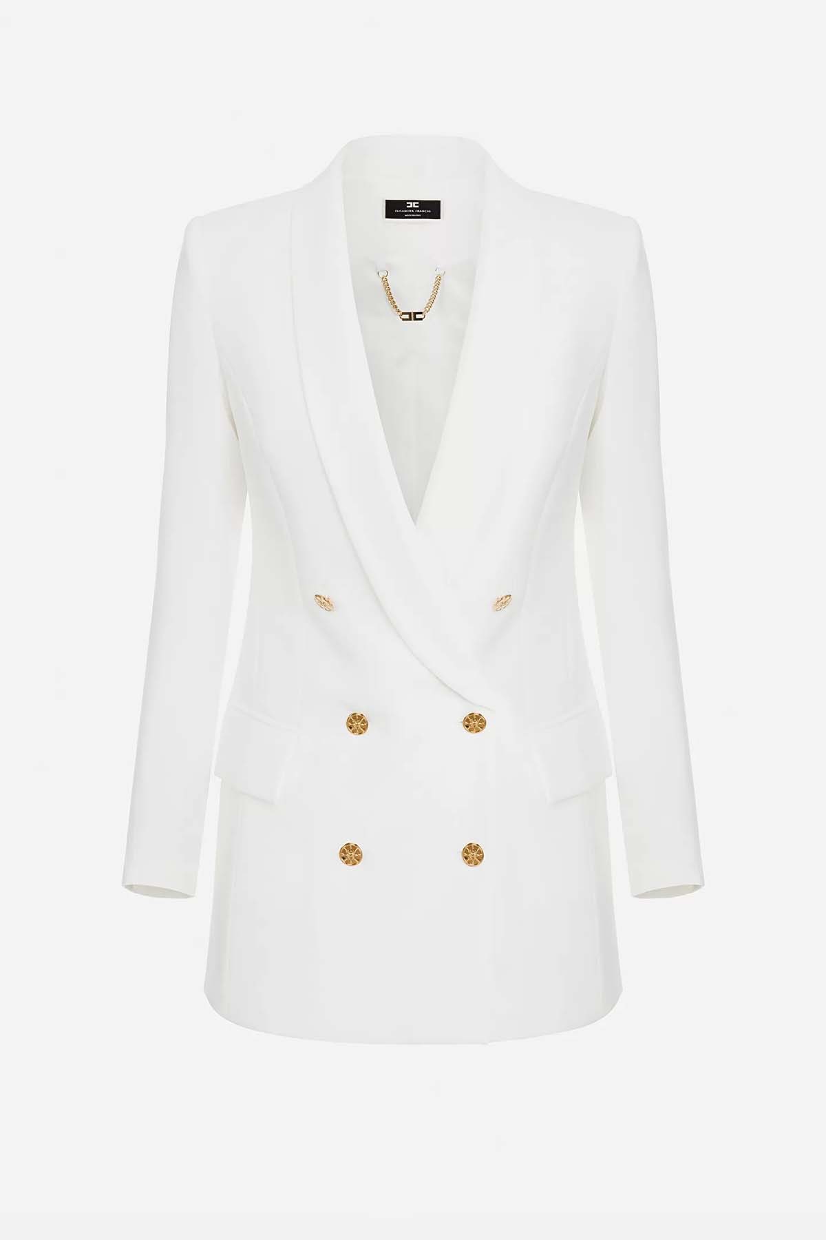 Elisabetta Franchi Kruvaze Ceket-Libas Trendy Fashion Store