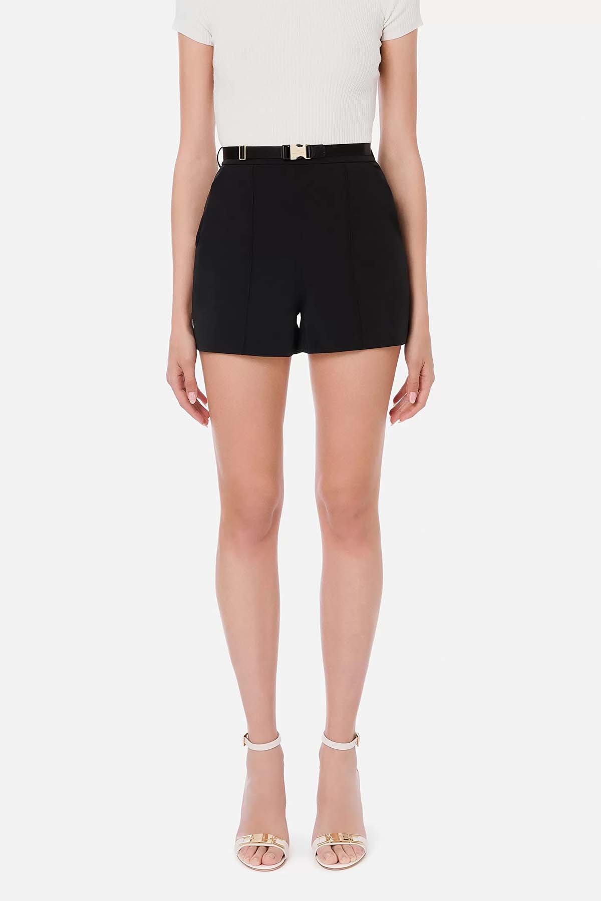 Elisabetta Franchi Klips Kemerli Şort-Libas Trendy Fashion Store