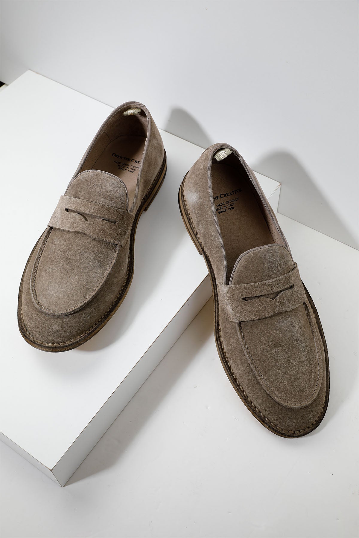 Officine Creative Steple Süet Loafer Ayakkabı-Libas Trendy Fashion Store