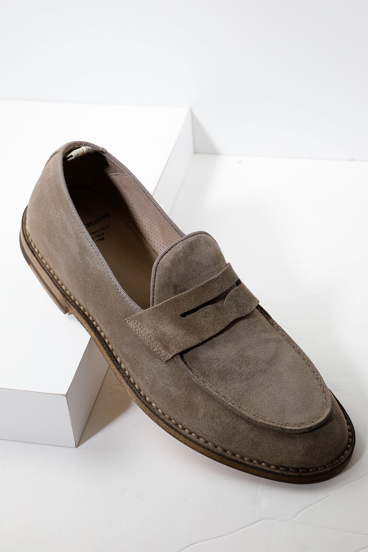 Officine Creative Steple Süet Loafer Ayakkabı-Libas Trendy Fashion Store