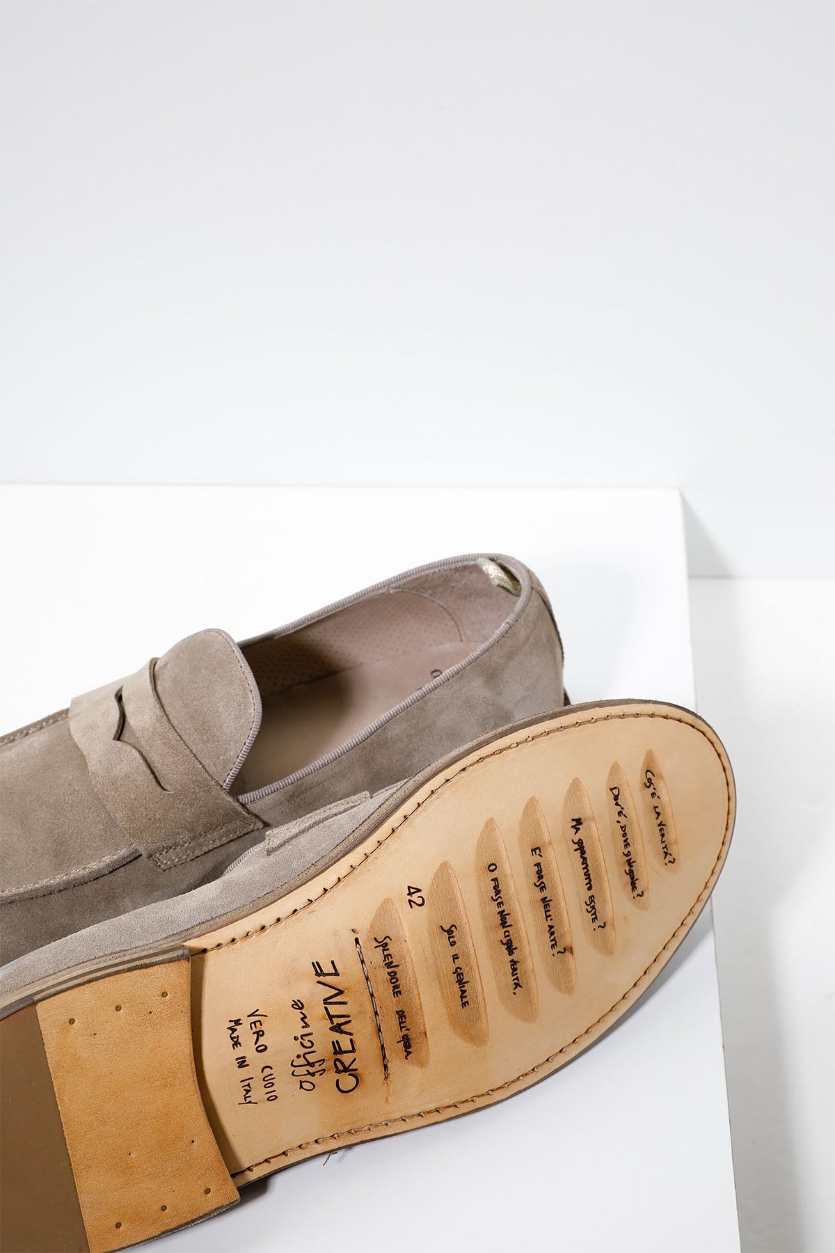 Officine Creative Steple Süet Loafer Ayakkabı-Libas Trendy Fashion Store