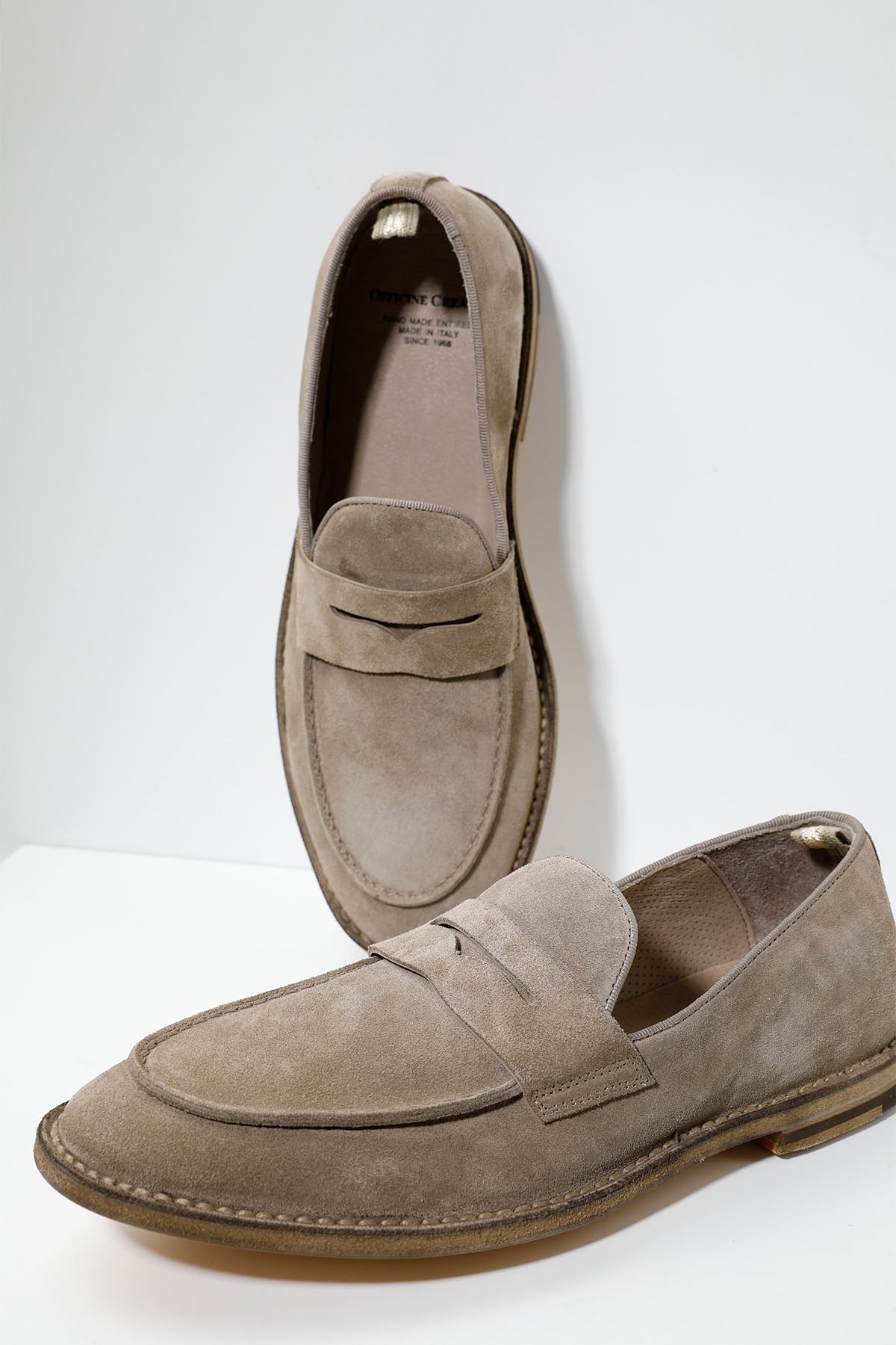 Officine Creative Steple Süet Loafer Ayakkabı-Libas Trendy Fashion Store