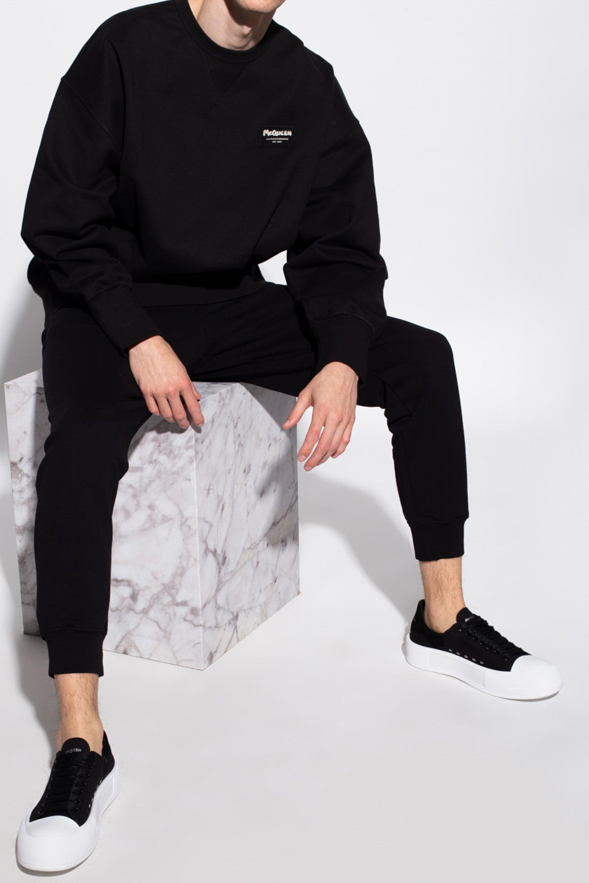 Alexander Mcqueen Canvas Sneaker Ayakkabı-Libas Trendy Fashion Store