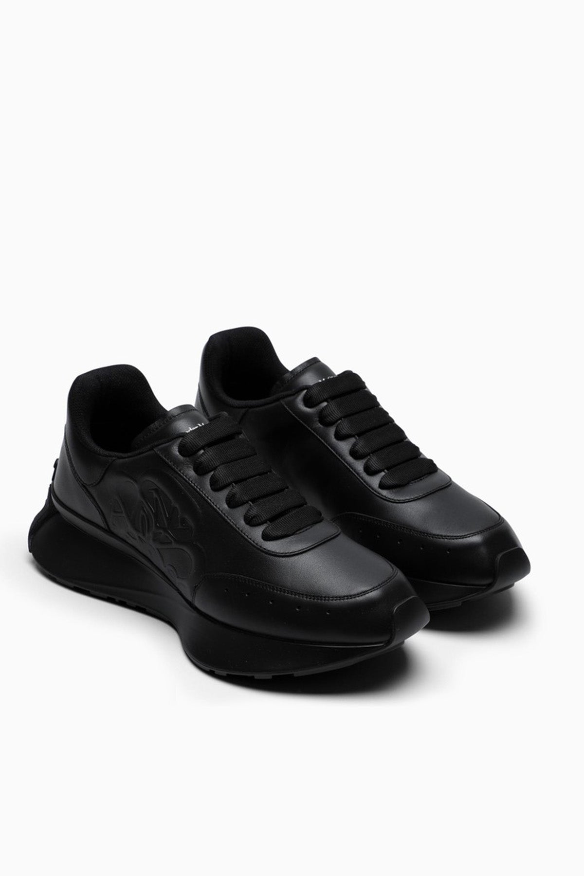 Alexander Mcqueen Deri Sneaker Ayakkabı-Libas Trendy Fashion Store