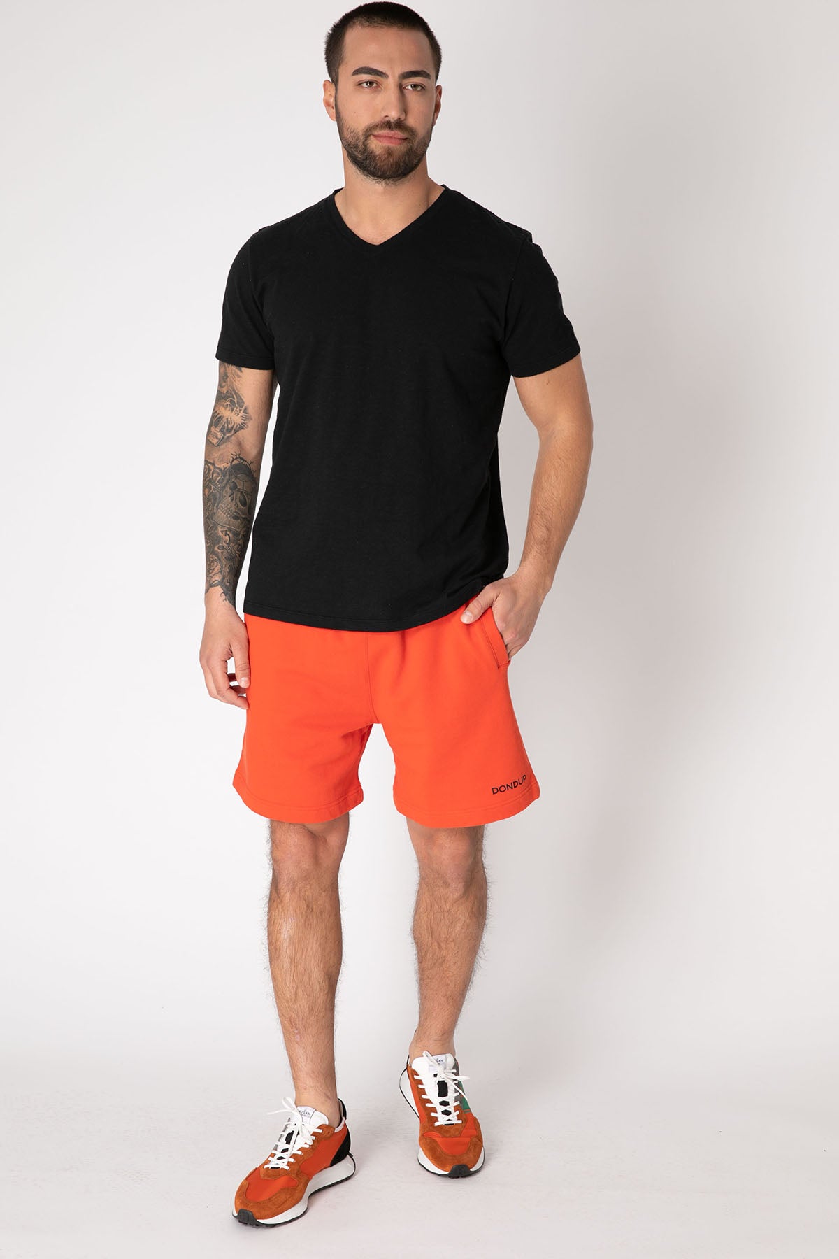 7 For All Mankind V Yaka Organik Pamuklu T-shirt-Libas Trendy Fashion Store