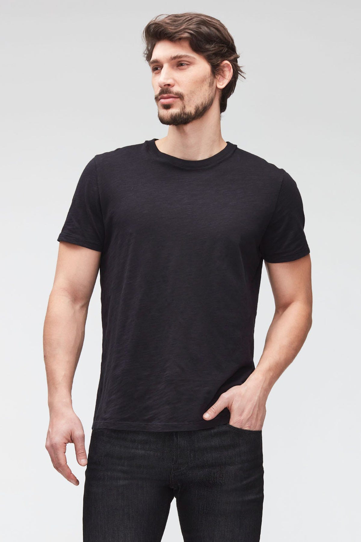 7 For All Mankind Yuvarlak Yaka Organik Pamuklu T-shirt-Libas Trendy Fashion Store